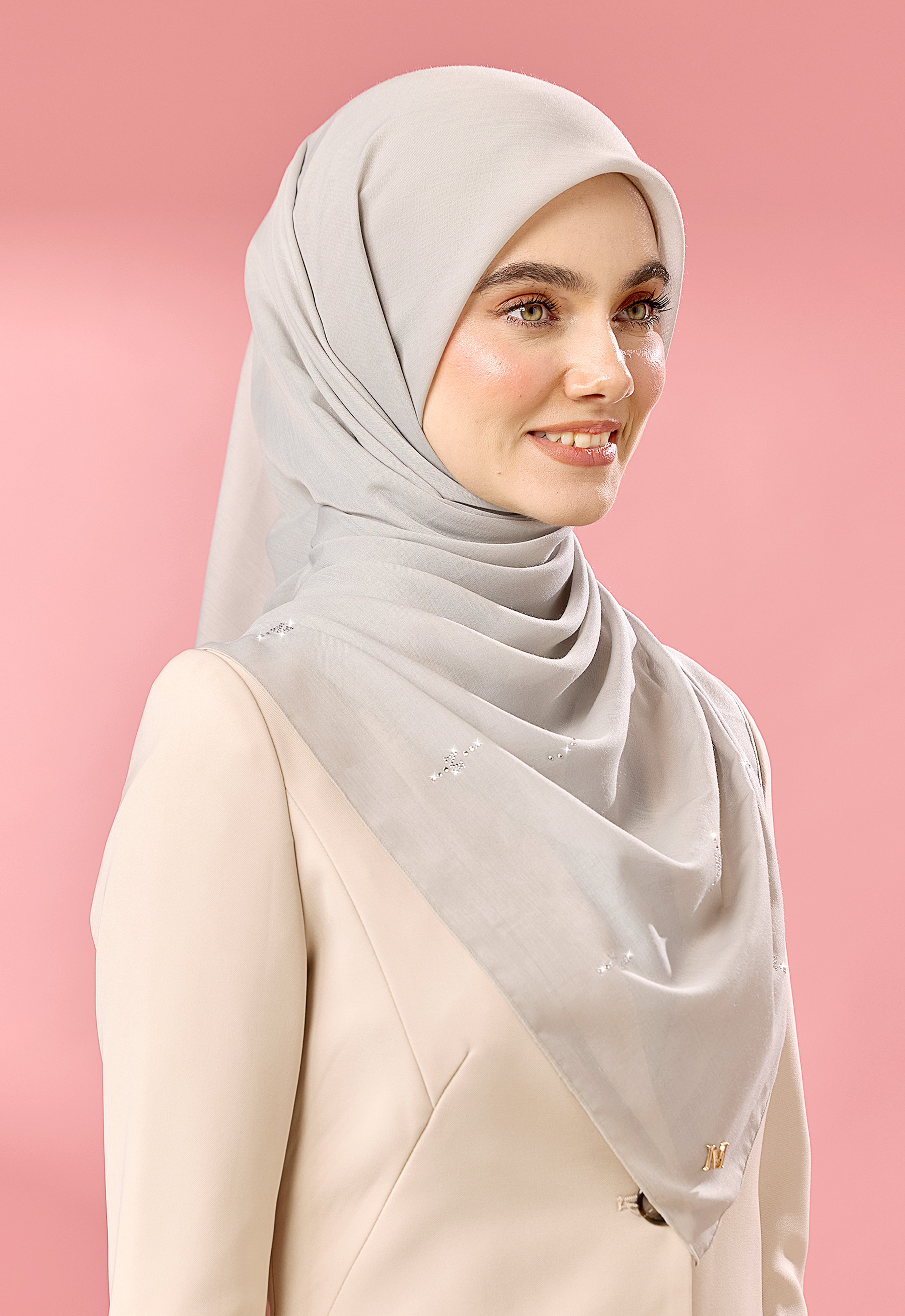 SURI PLAIN STONE - LIGHT GRAY
