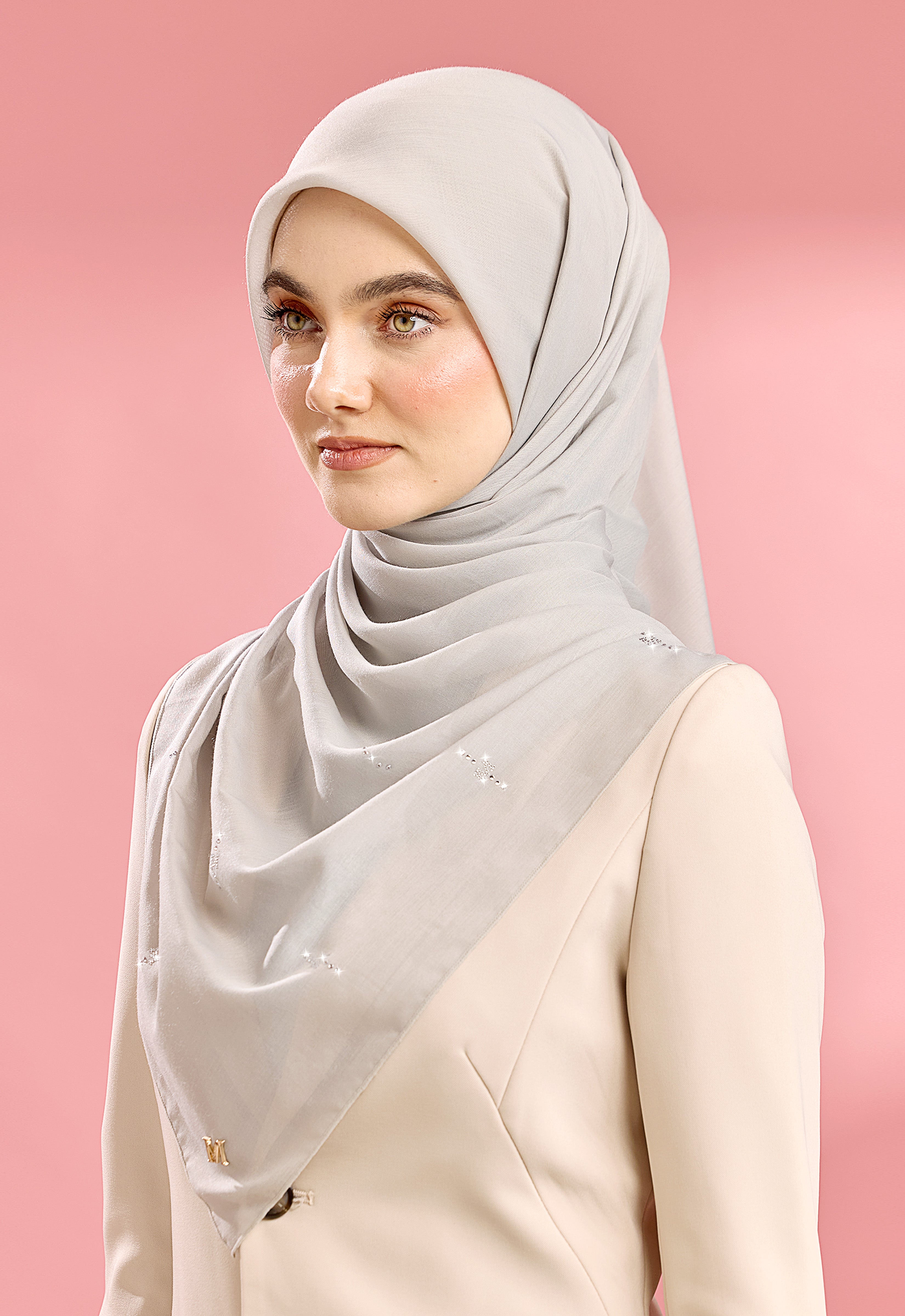 SURI PLAIN STONE - LIGHT GRAY