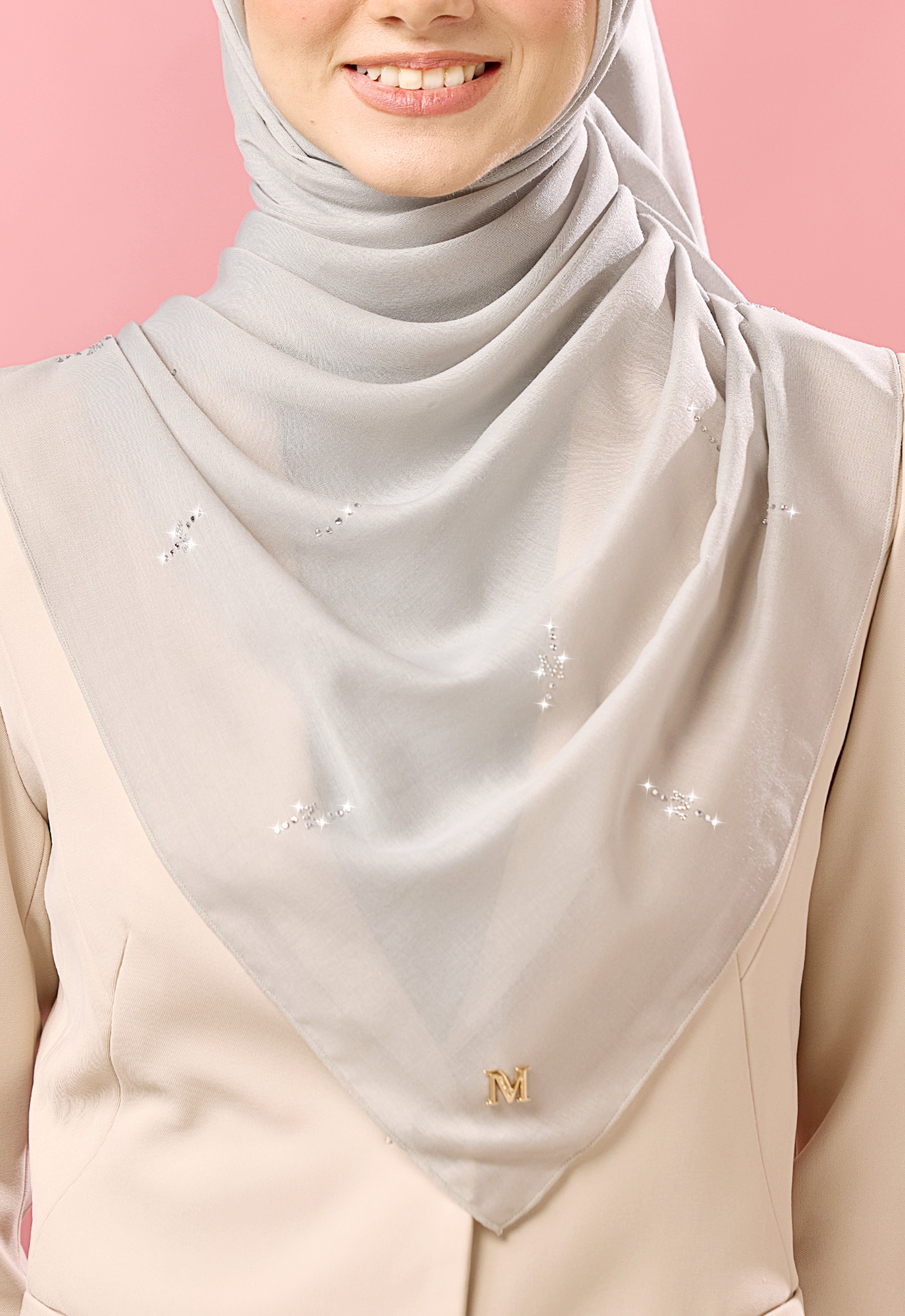 SURI PLAIN STONE - LIGHT GRAY