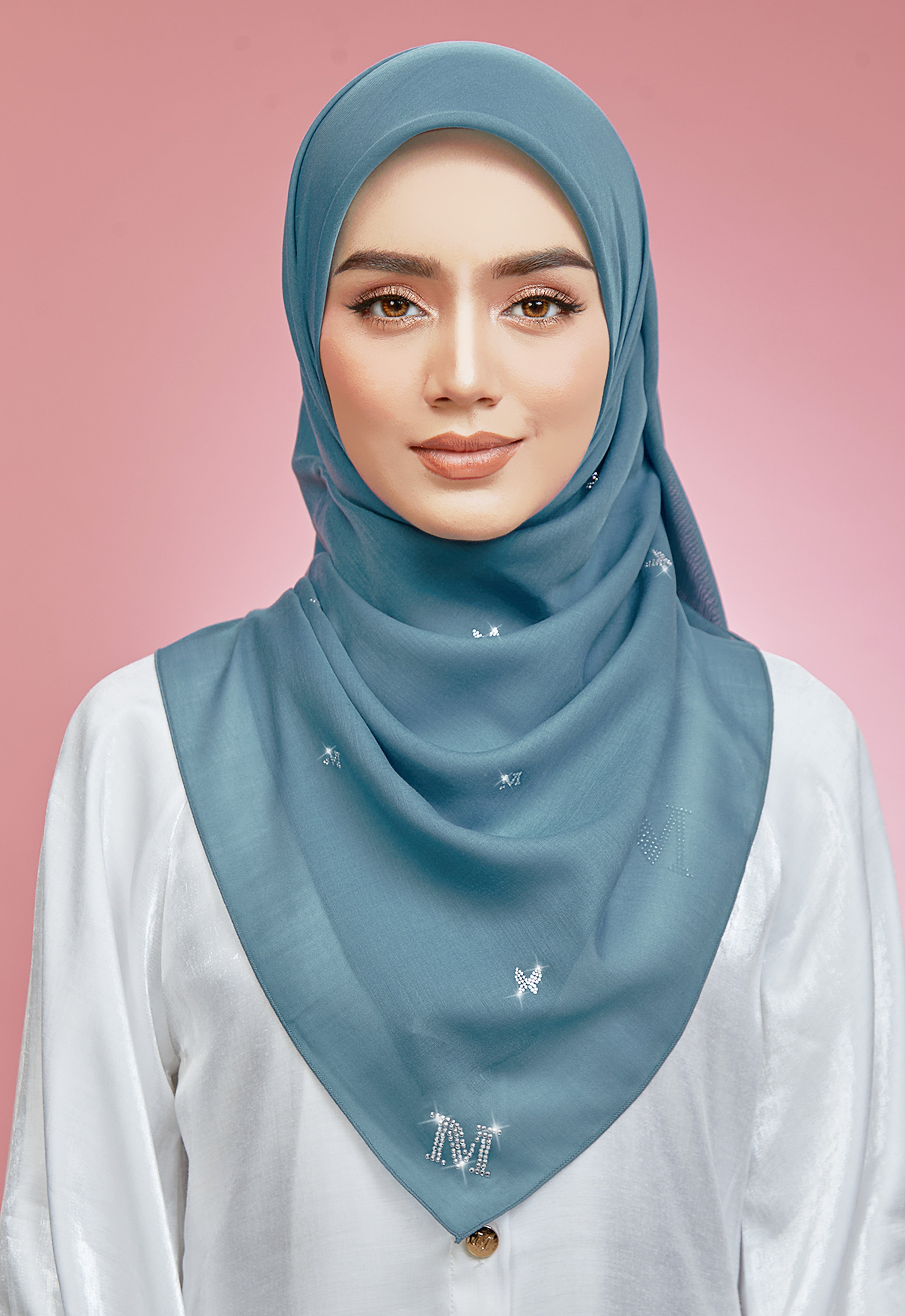 PLAIN BUTTERFLY STONE BAWAL - TURQUOISE BLUE