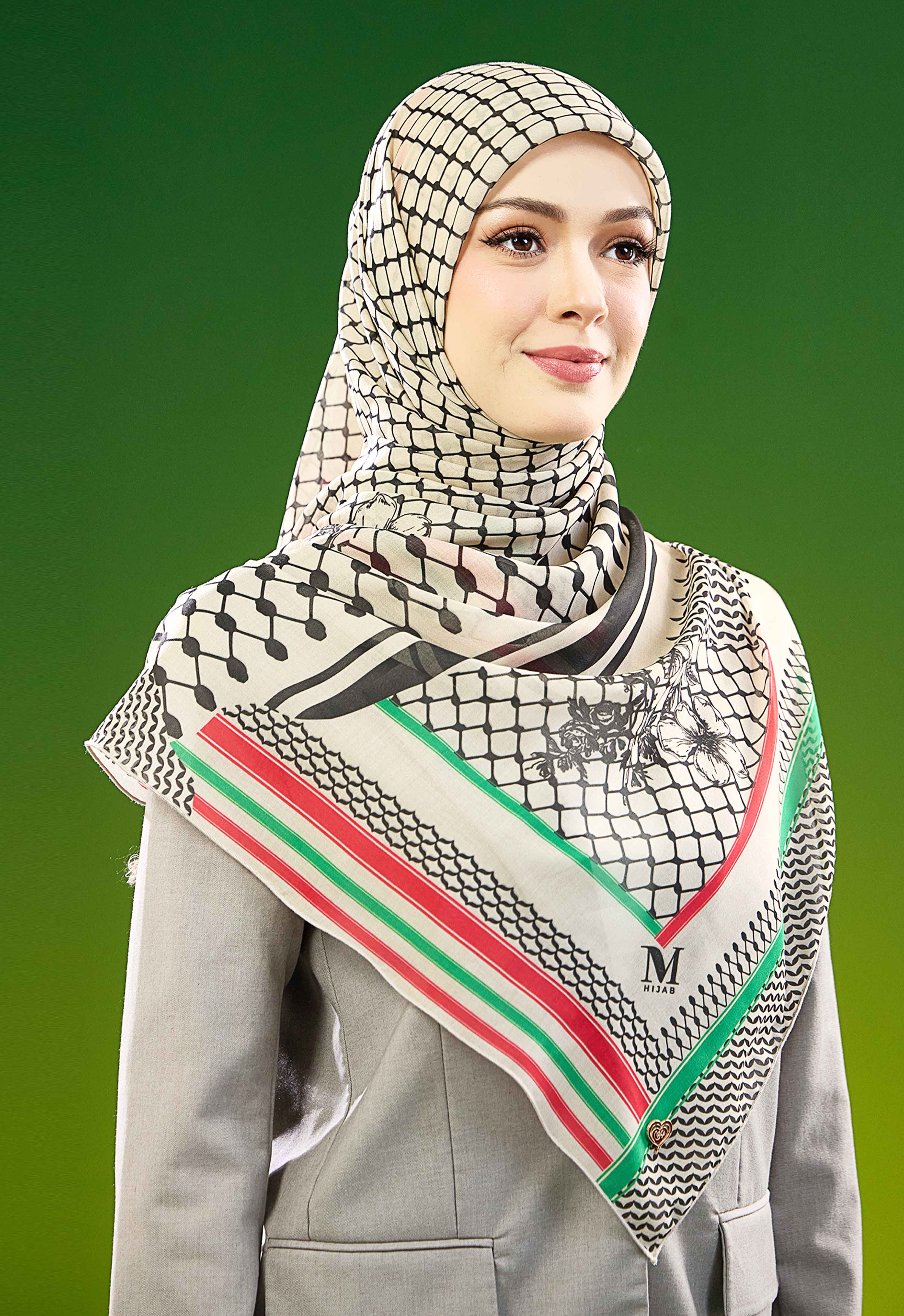 KUFIYA BAWAL - CHAMPAGNE