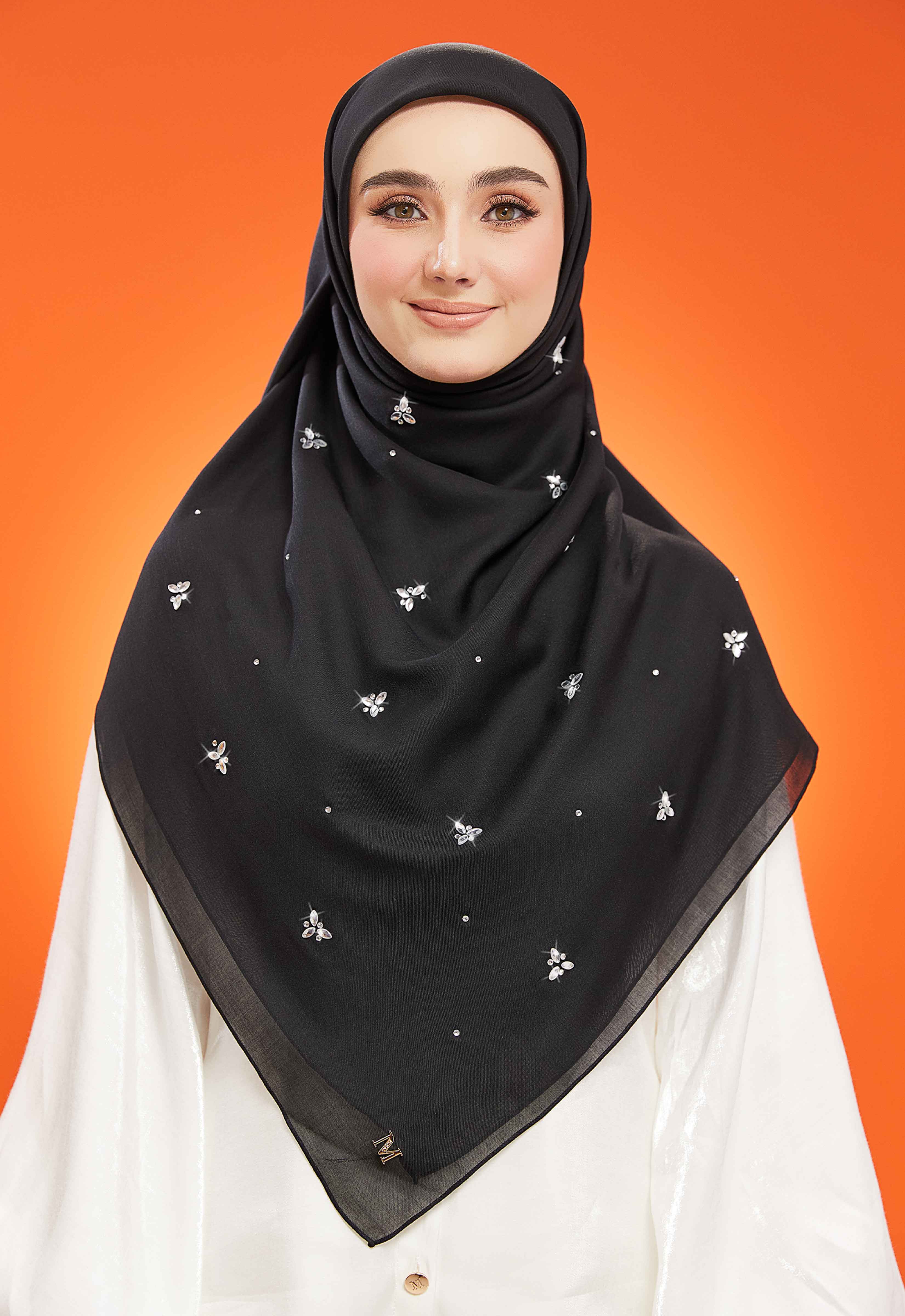 IRIS PLAIN STONE BAWAL - BLACK