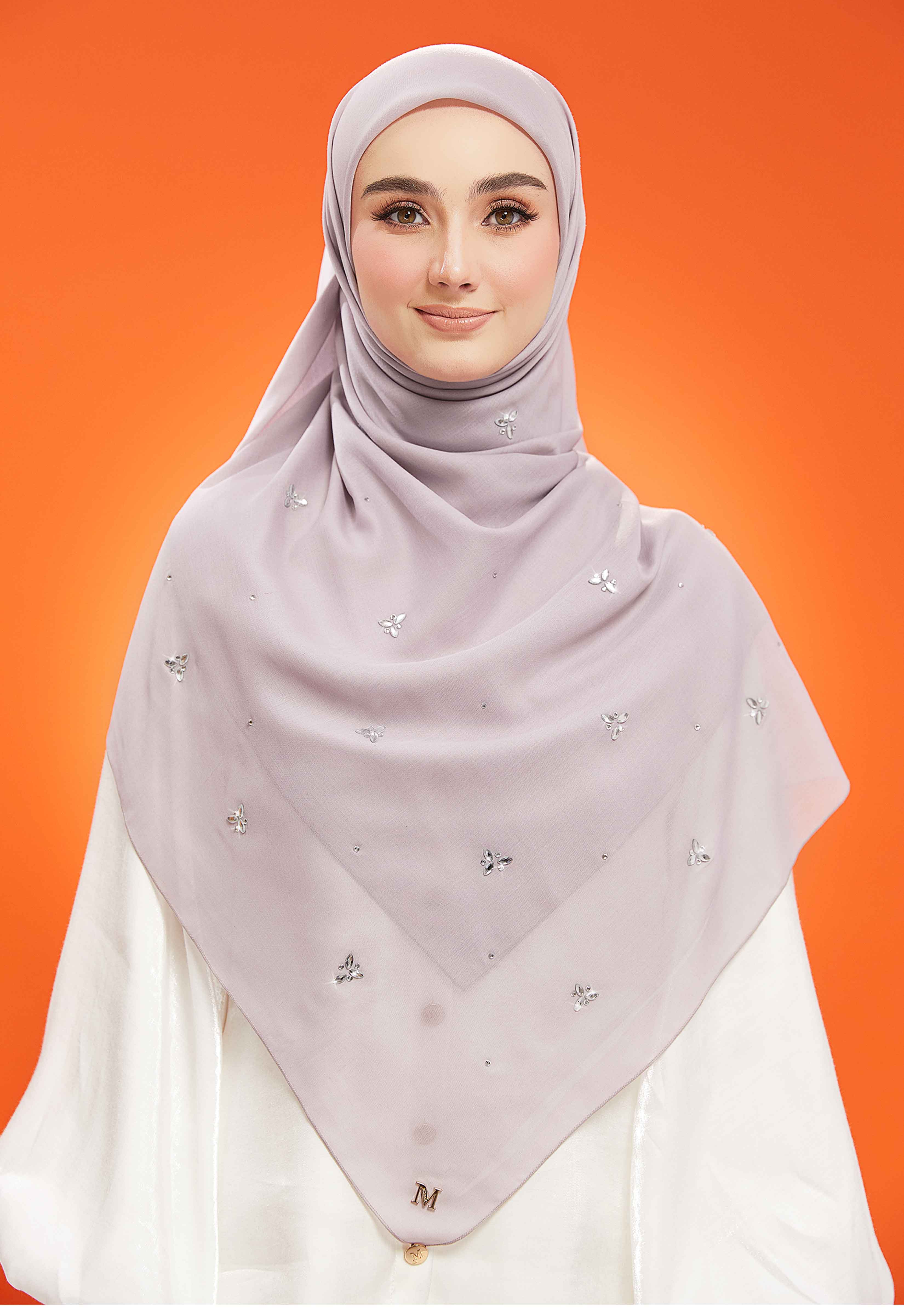 IRIS PLAIN STONE BAWAL - LIGHT PURPLE