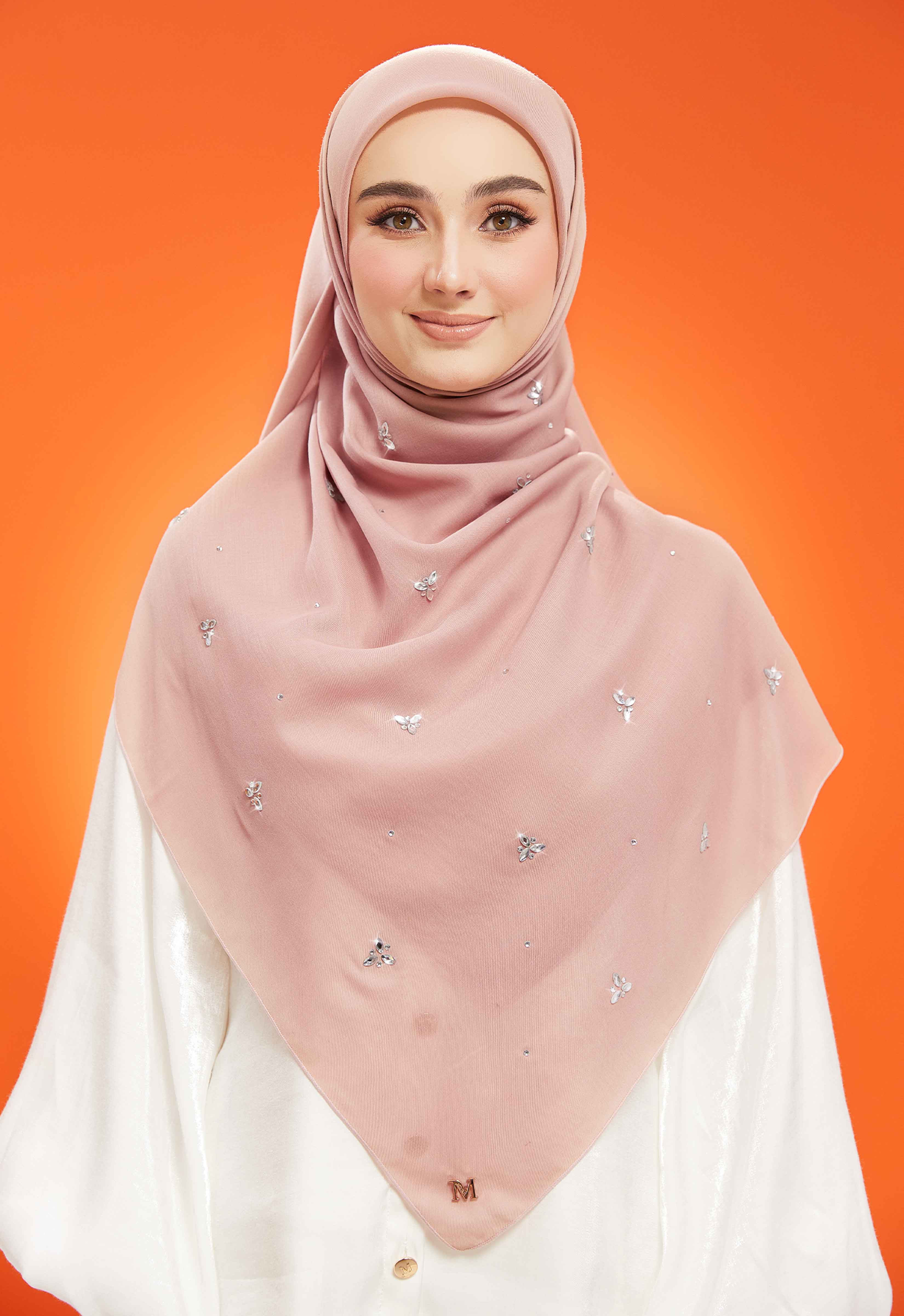 IRIS PLAIN STONE BAWAL - PASTEL PINK