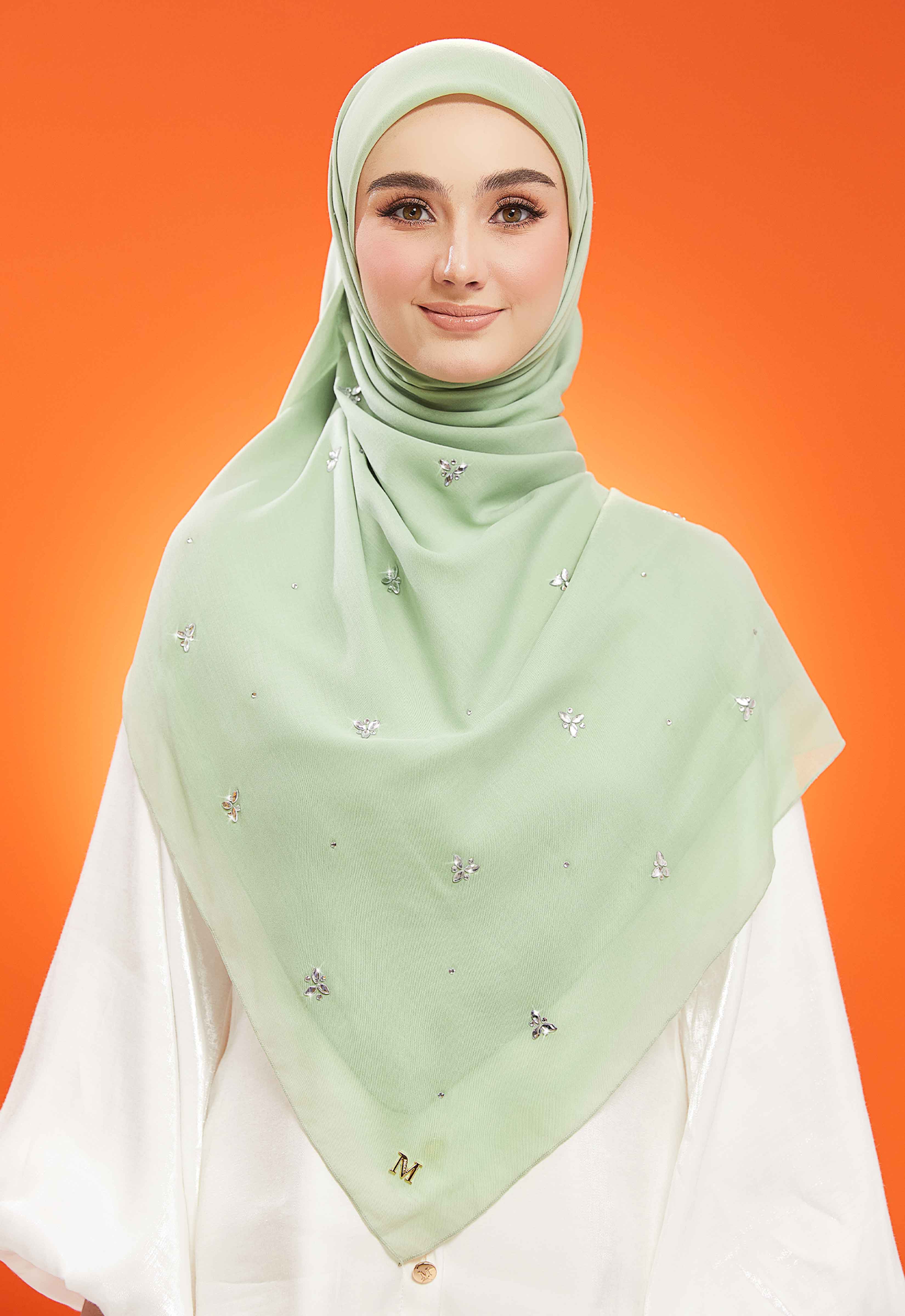 IRIS PLAIN STONE BAWAL - PISTACHIO