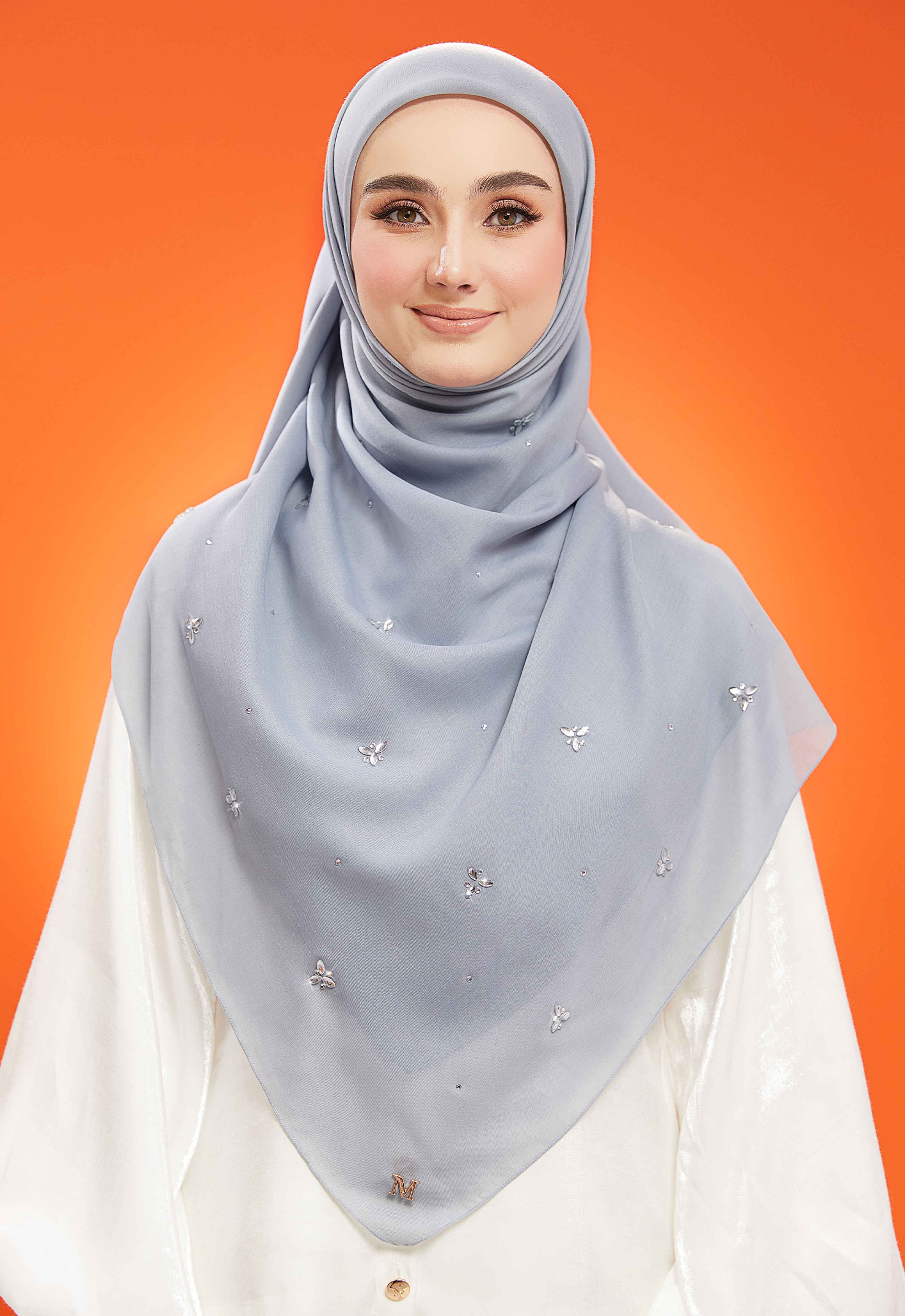 IRIS PLAIN STONE BAWAL - POWDER BLUE