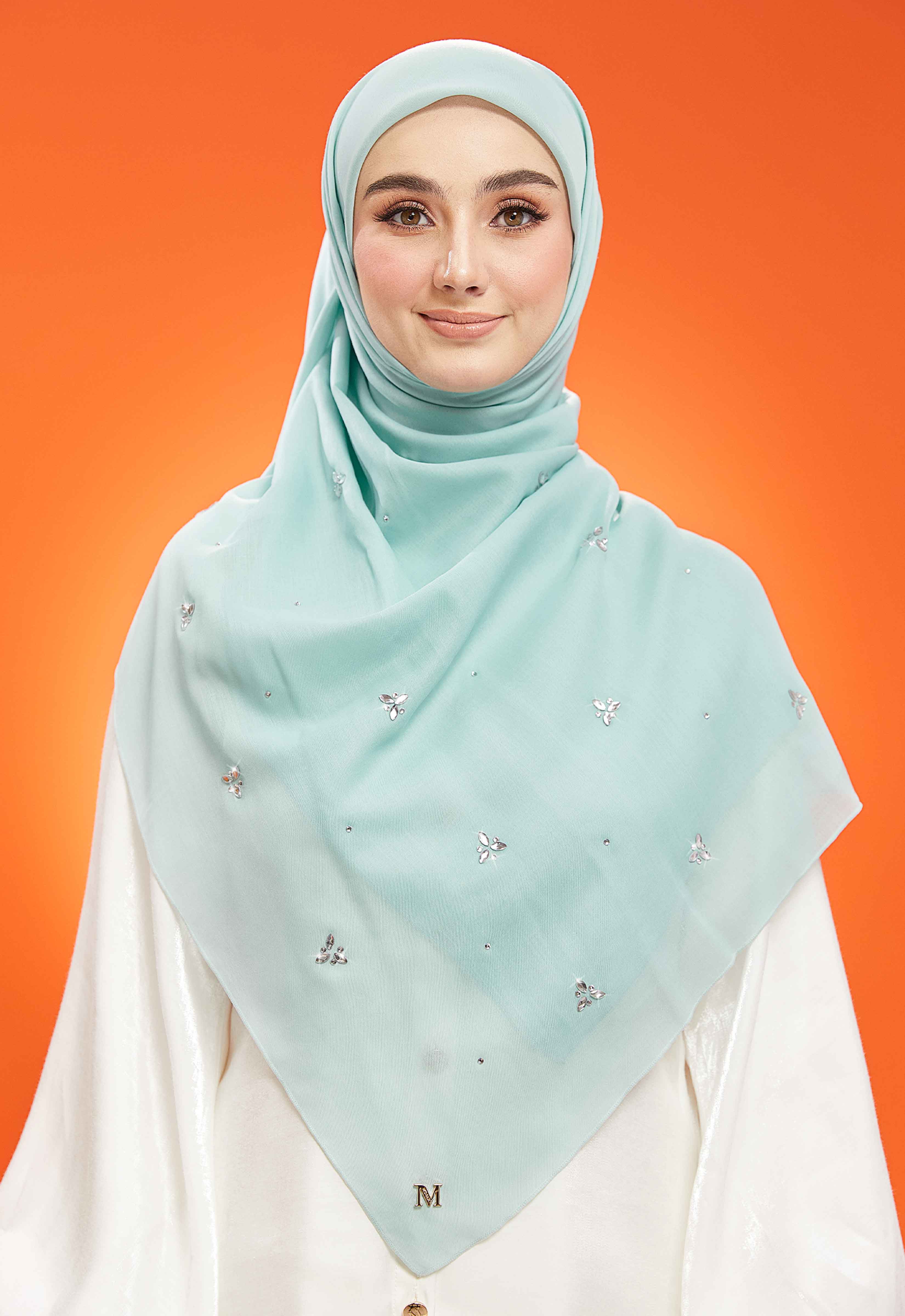 IRIS PLAIN STONE BAWAL - TIFFANY BLUE