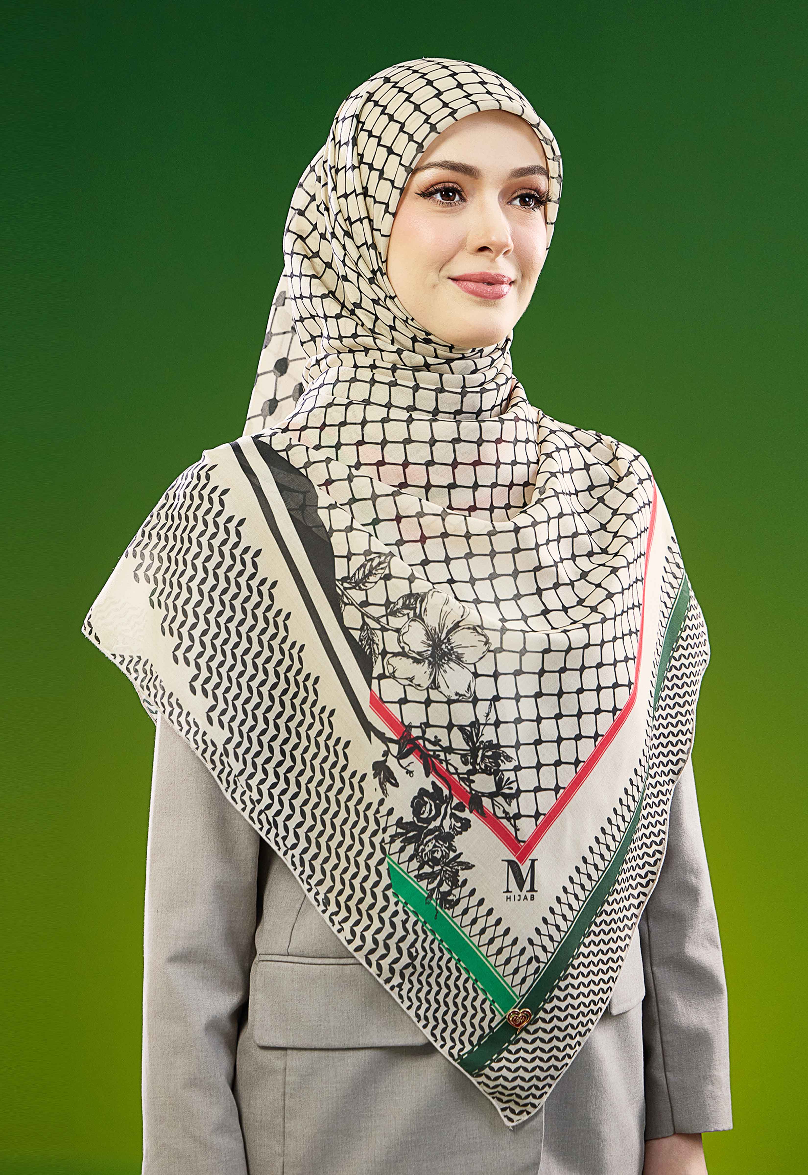 KUFIYA BAWAL - CHAMPAGNE