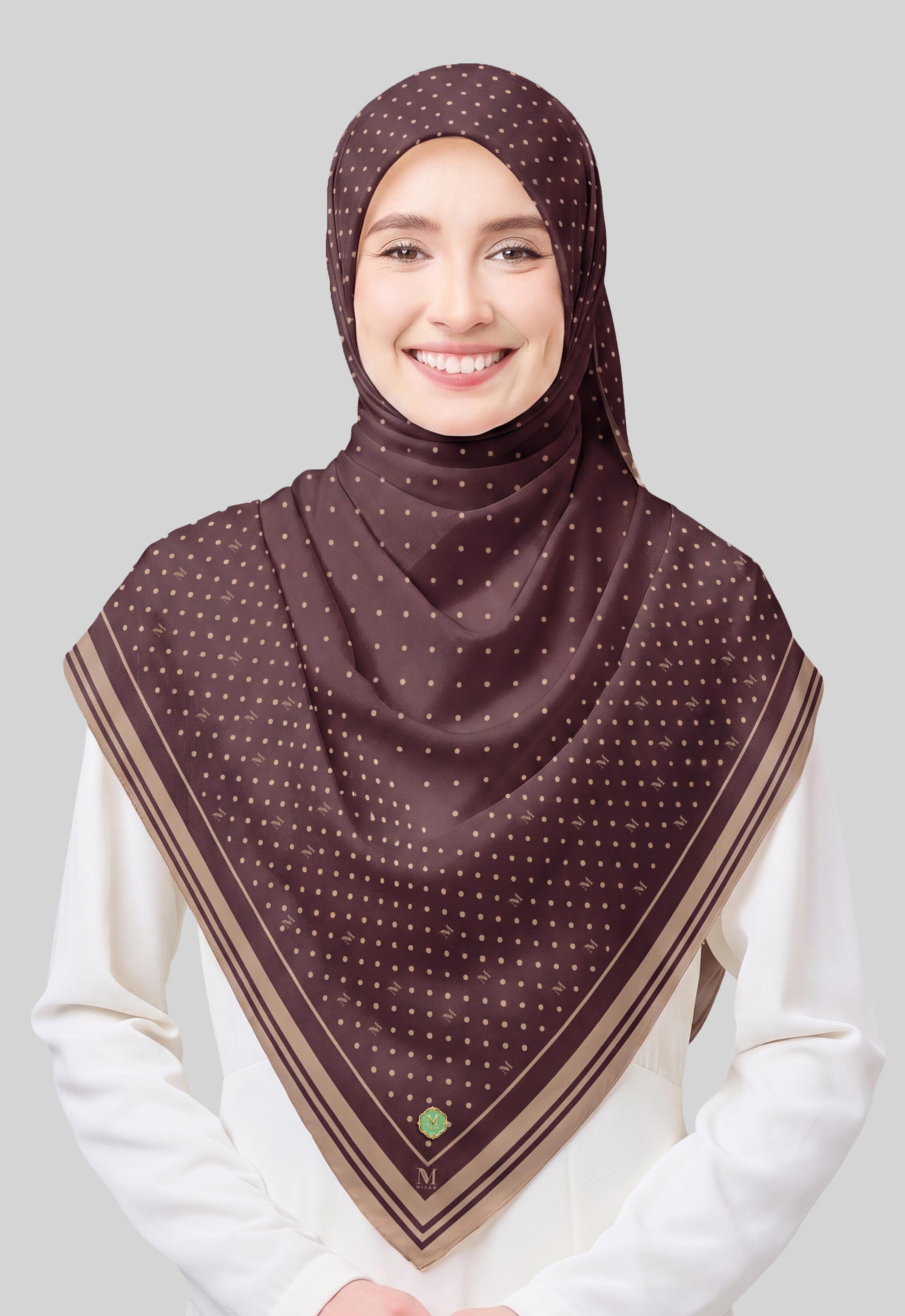 FOMO POLKA - MAROON MULBERRY