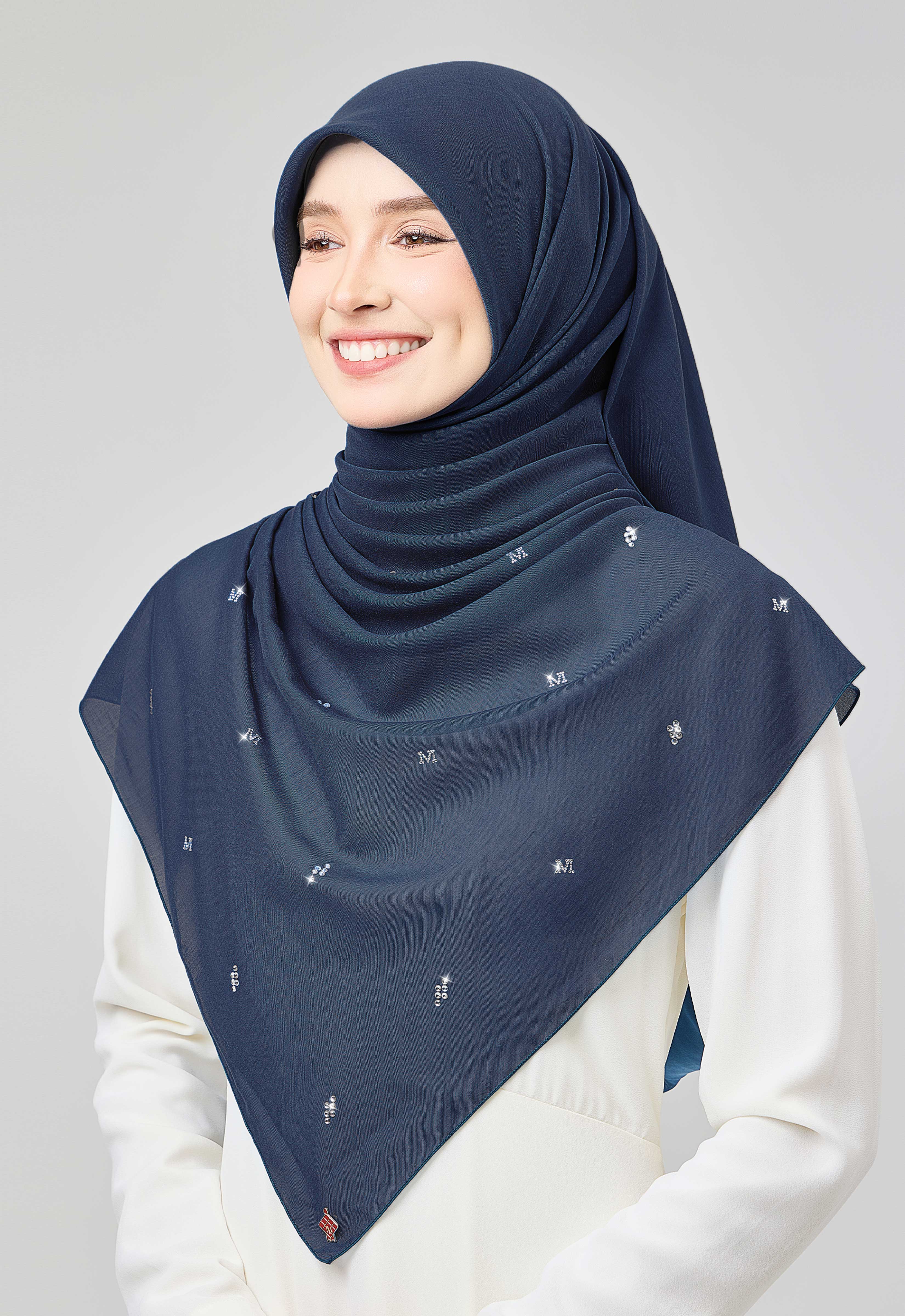 SETULUS RAYA PLAIN STONE - DARK BLUE