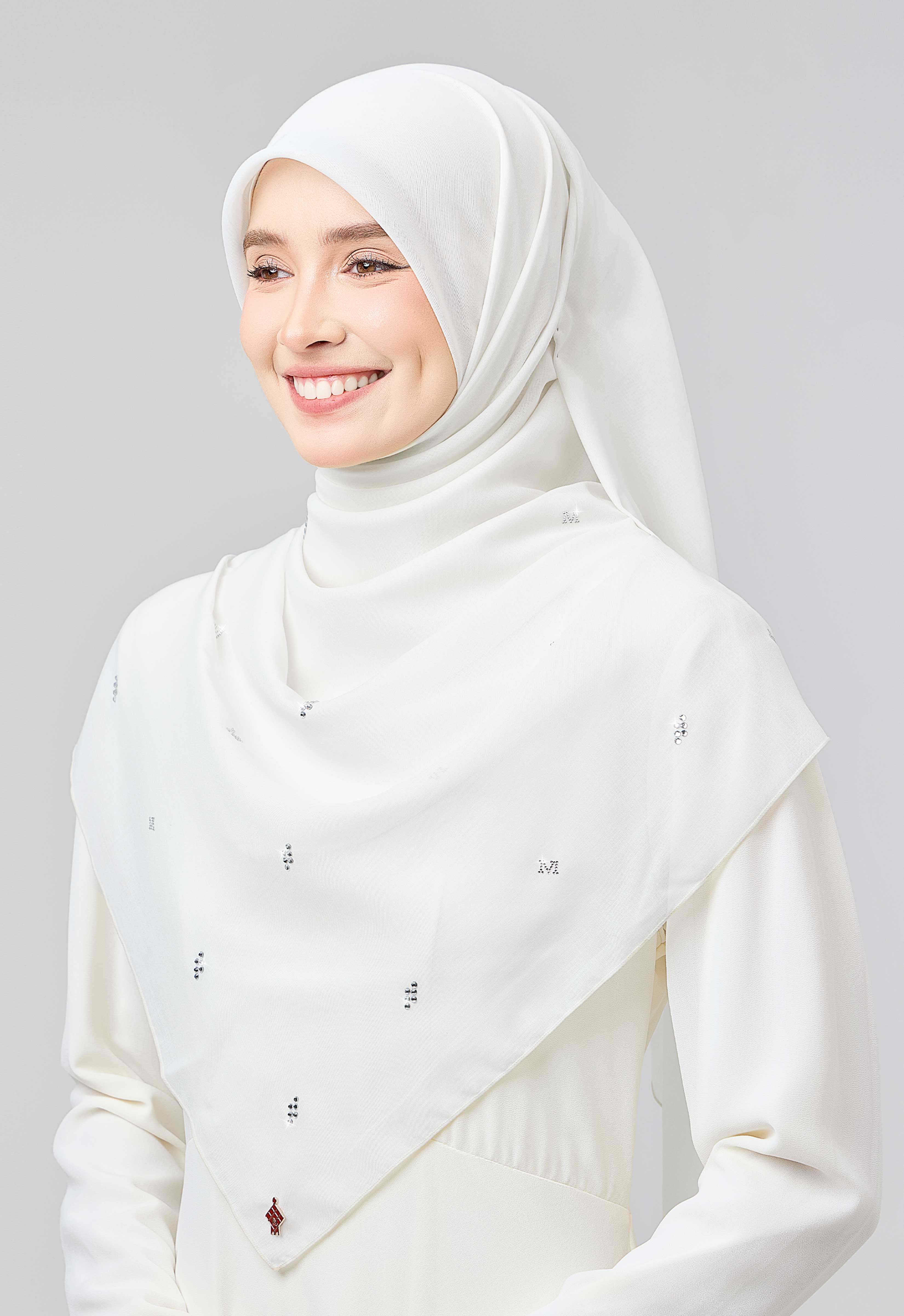 SETULUS RAYA PLAIN STONE - OFF WHITE