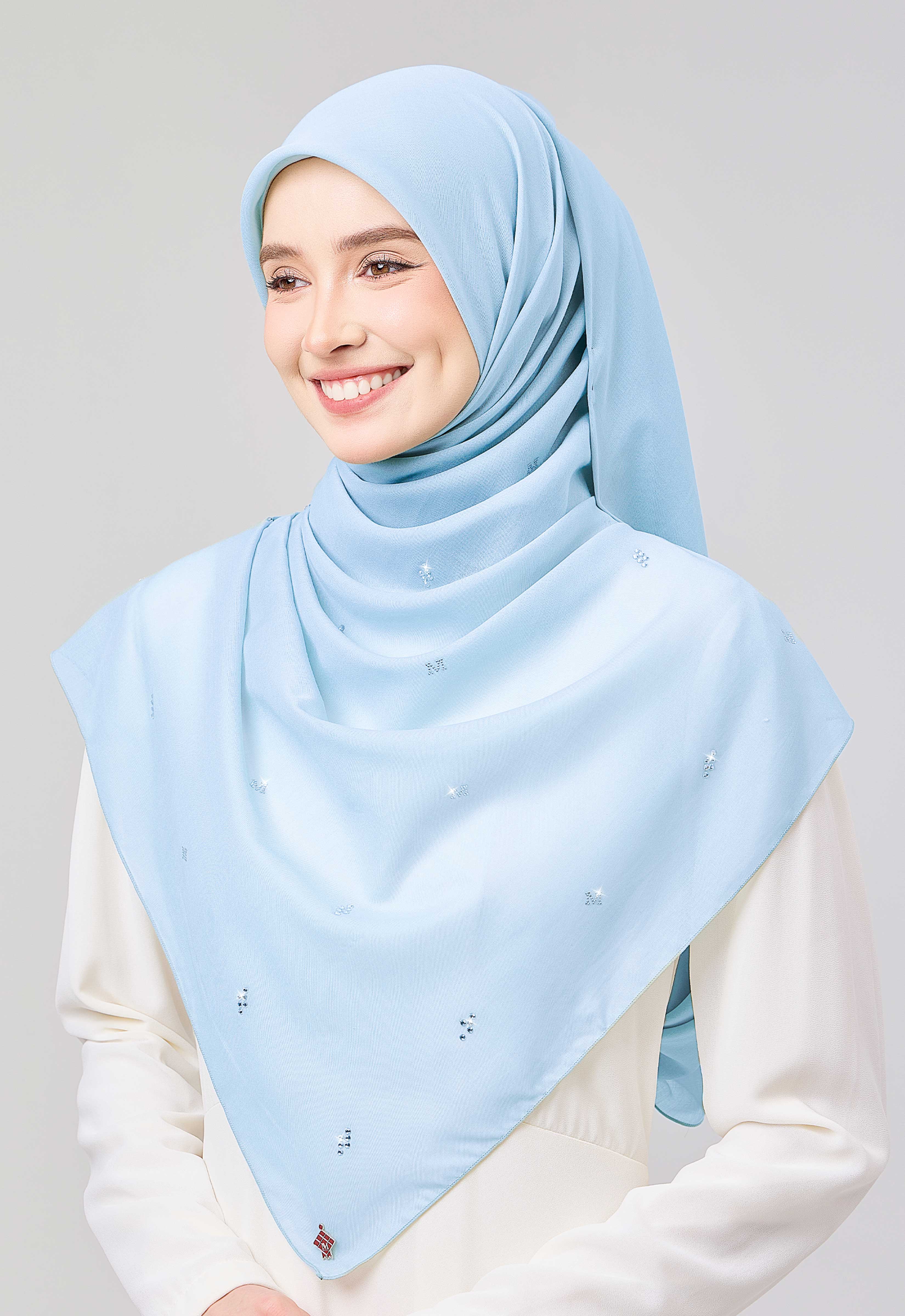 SETULUS RAYA PLAIN STONE - SKY BLUE