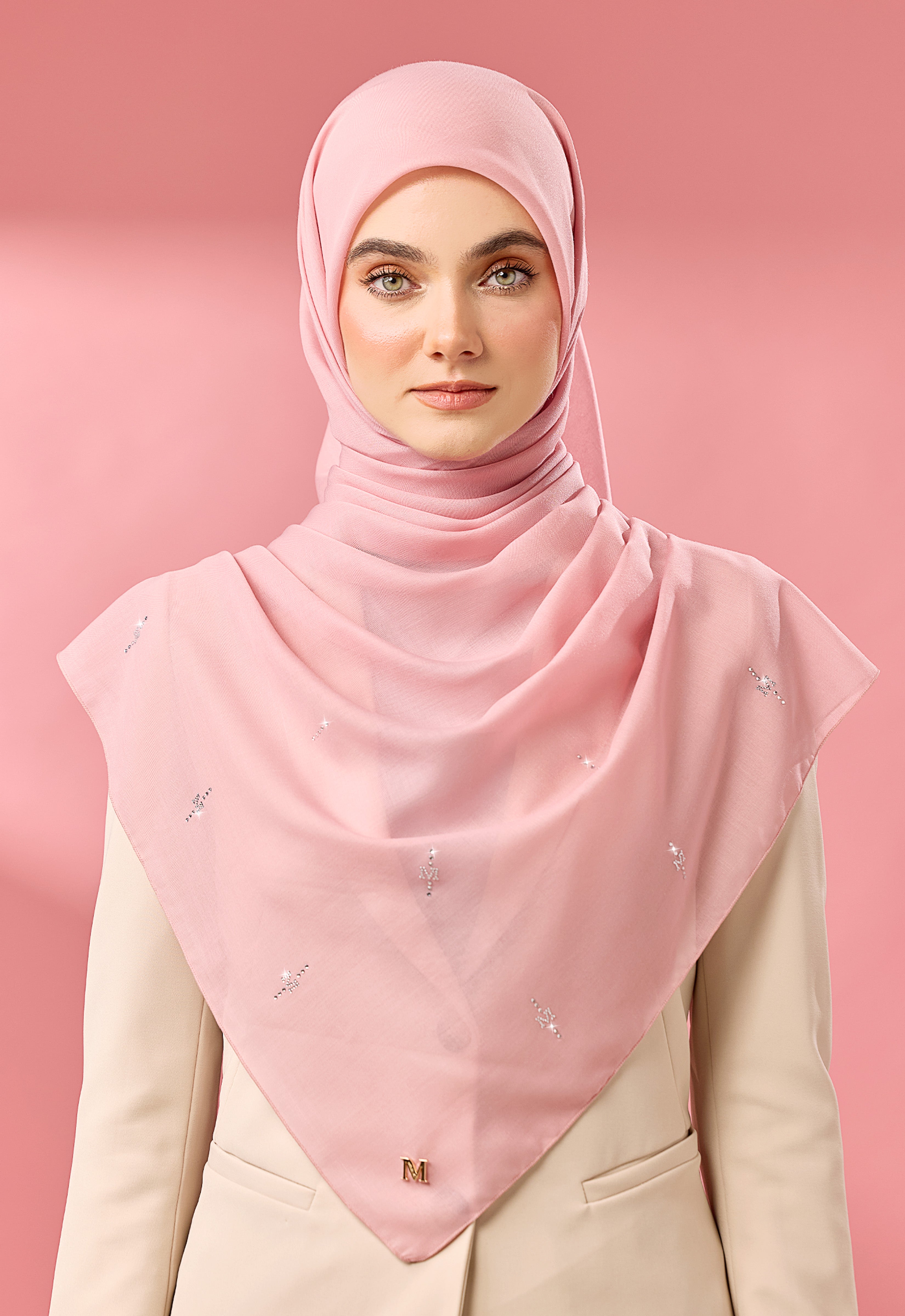 SURI PLAIN STONE - DUSTY PINK