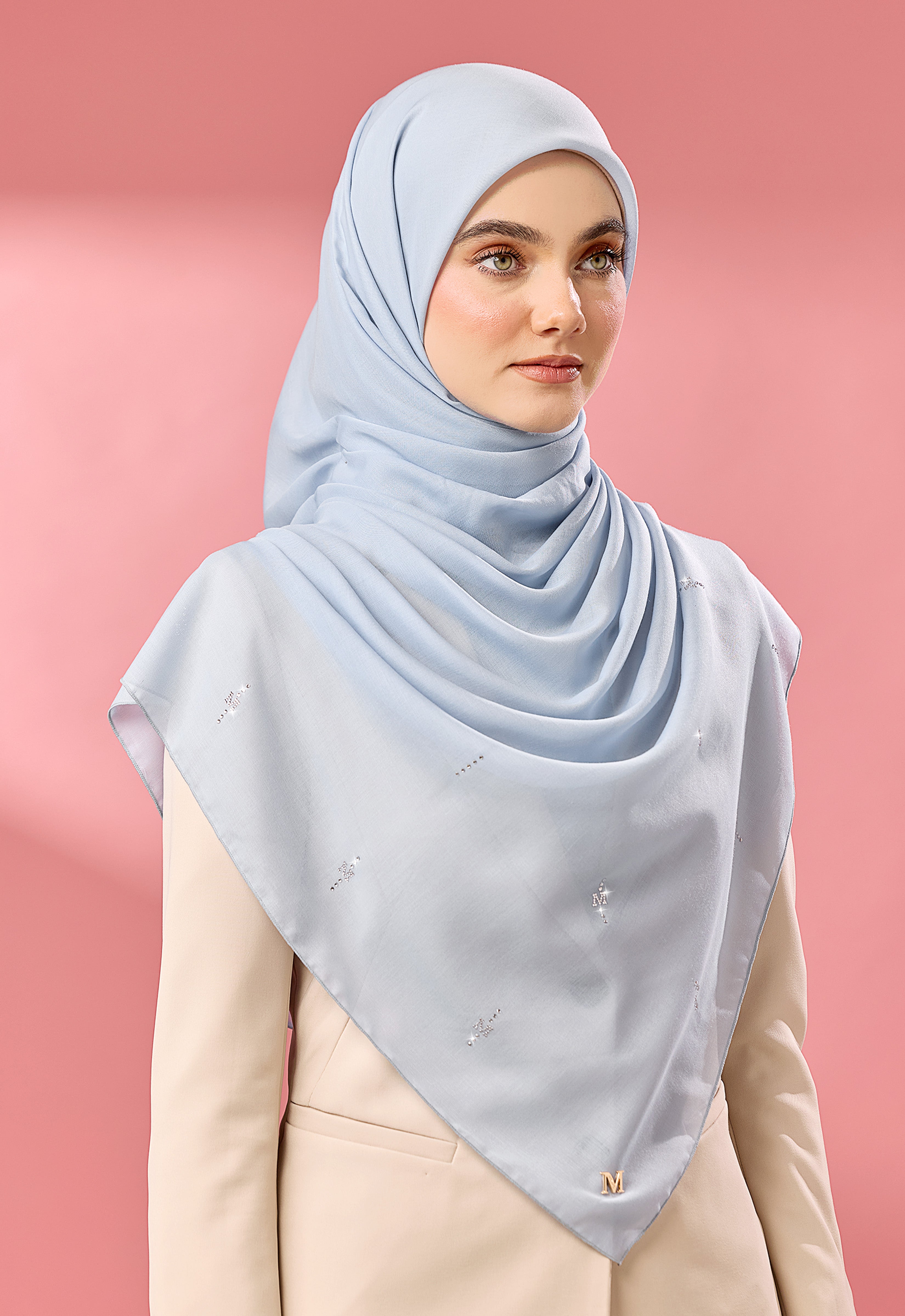 SURI PLAIN STONE - LIGHT BLUE