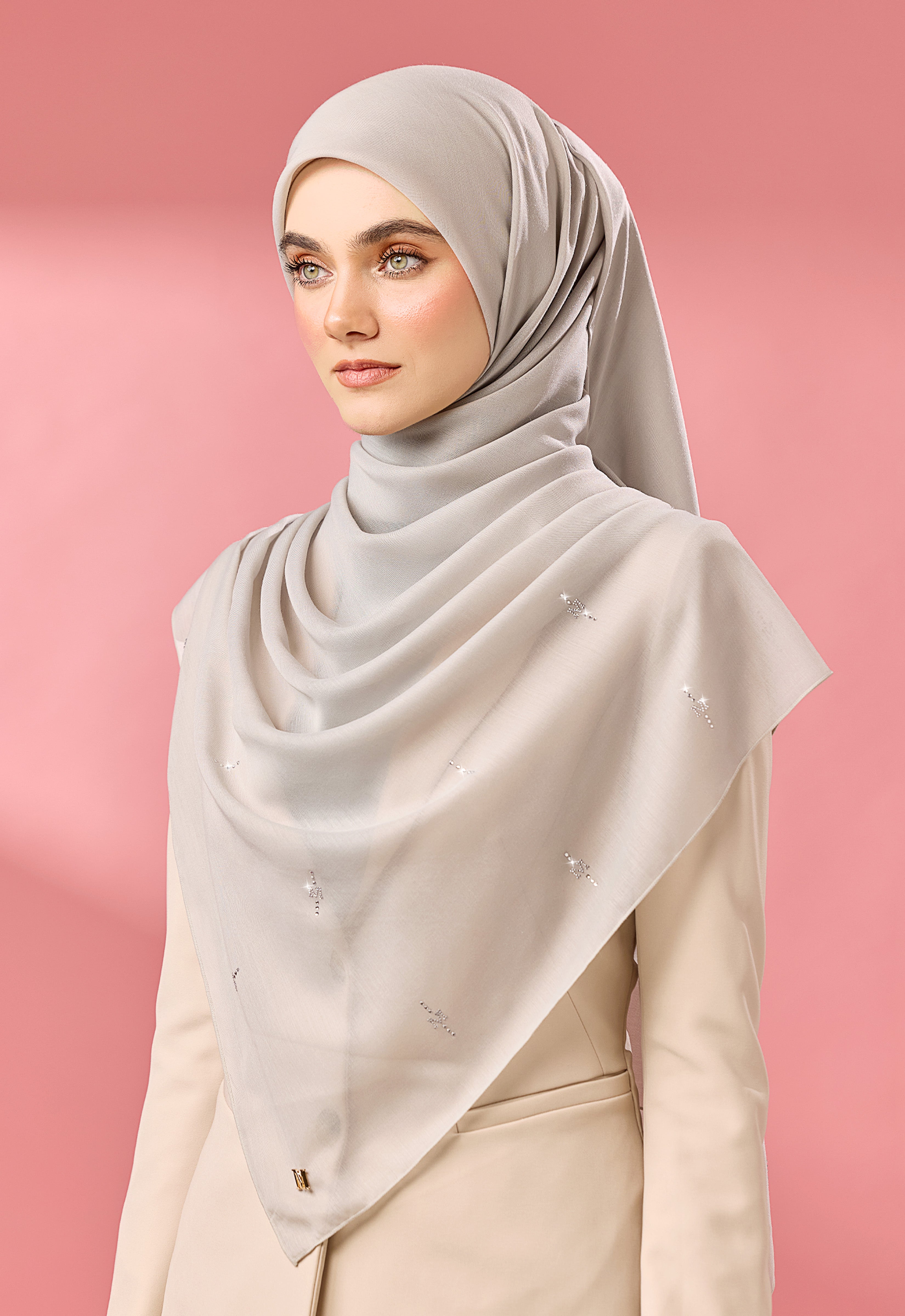 SURI PLAIN STONE - LIGHT GRAY