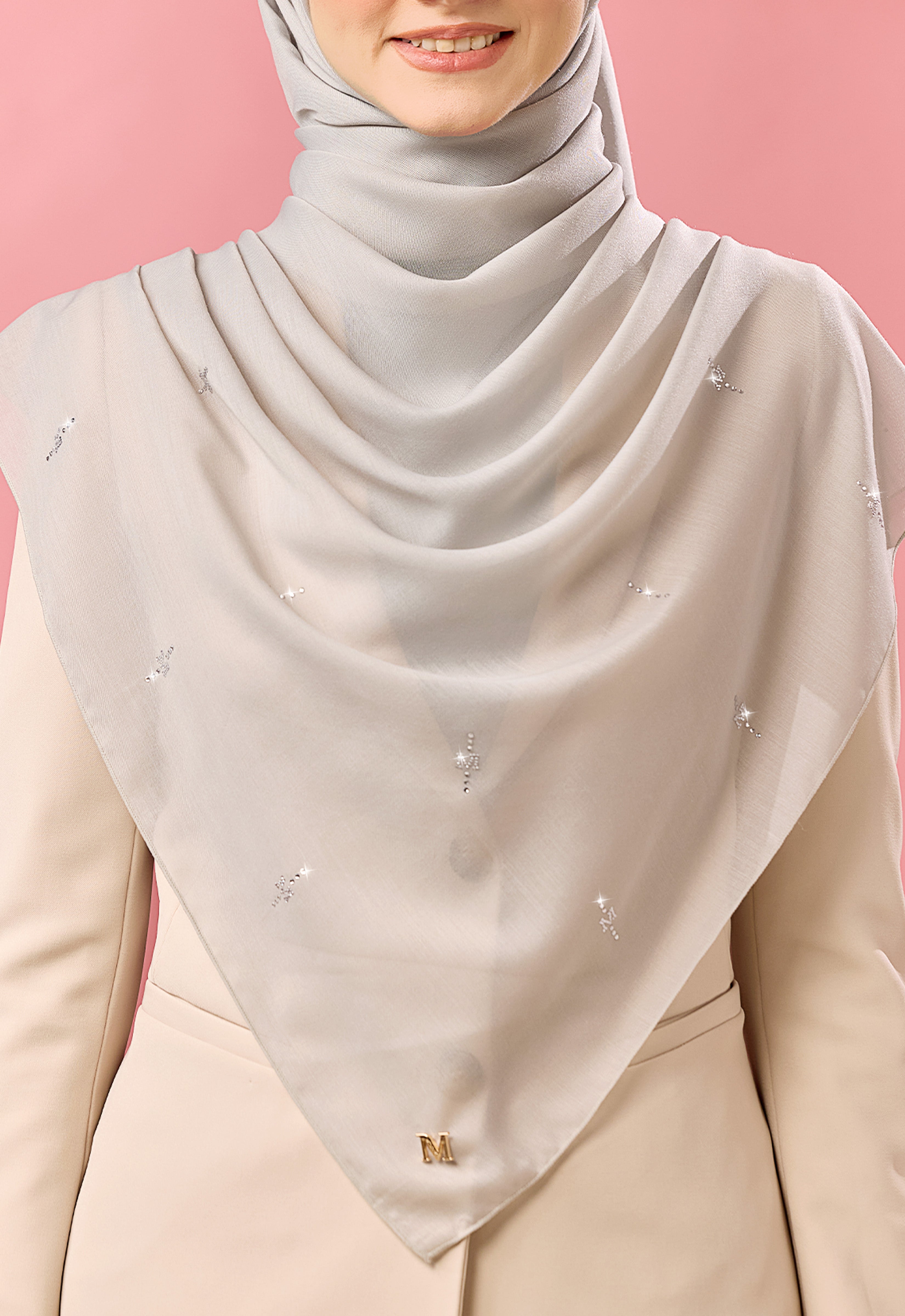 SURI PLAIN STONE - LIGHT GRAY