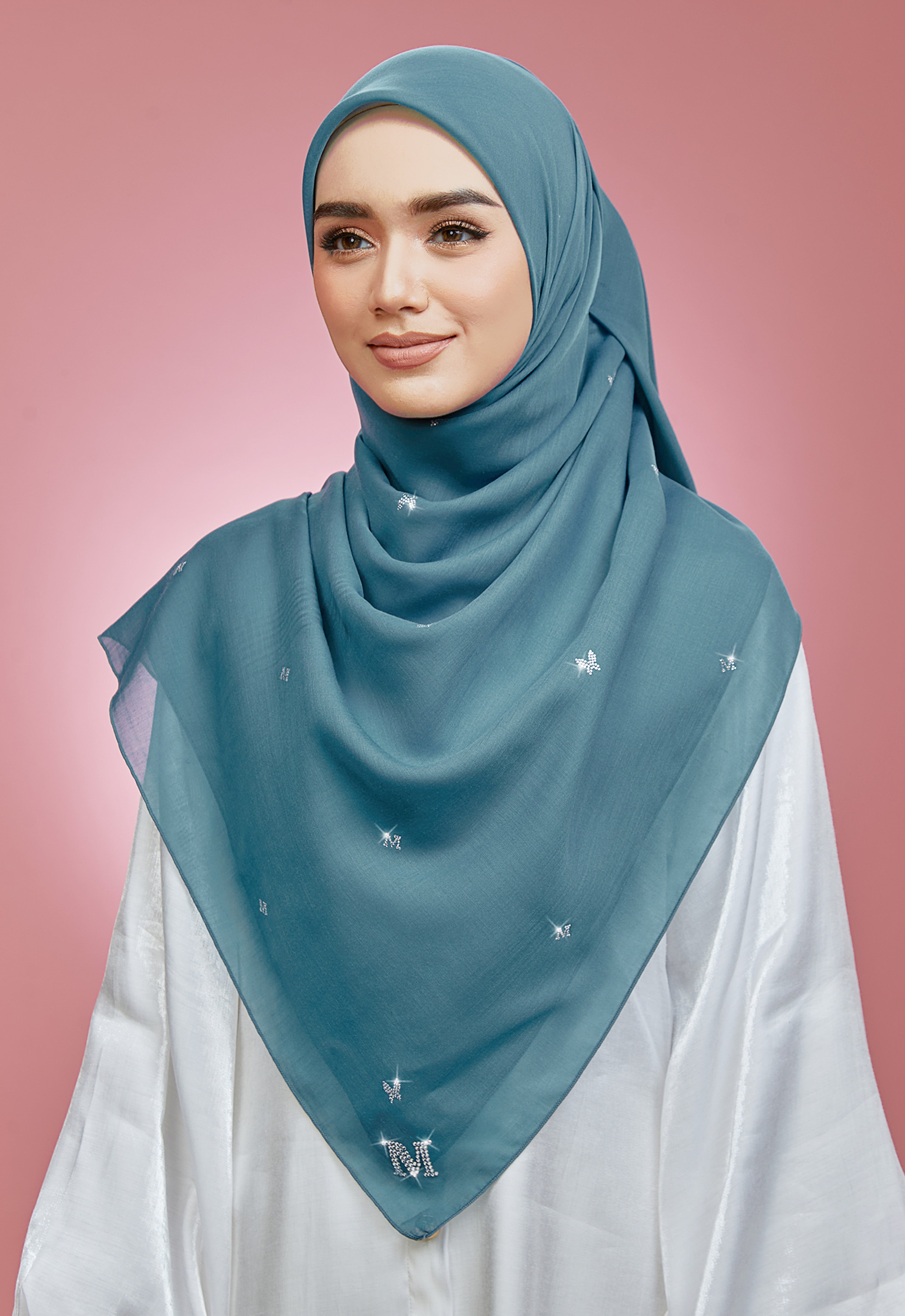 PLAIN BUTTERFLY STONE BAWAL - TURQUOISE BLUE