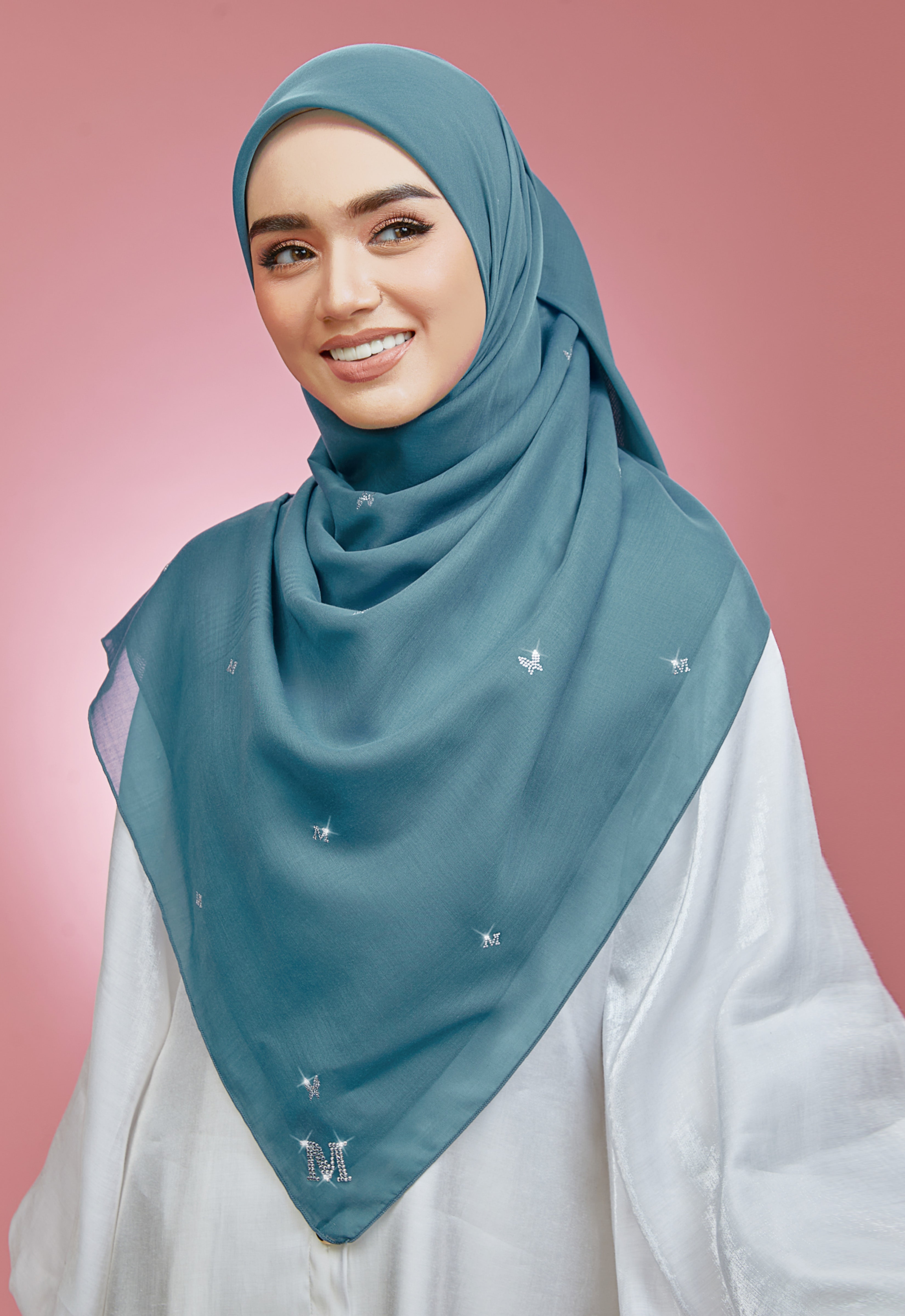 PLAIN BUTTERFLY STONE BAWAL - TURQUOISE BLUE