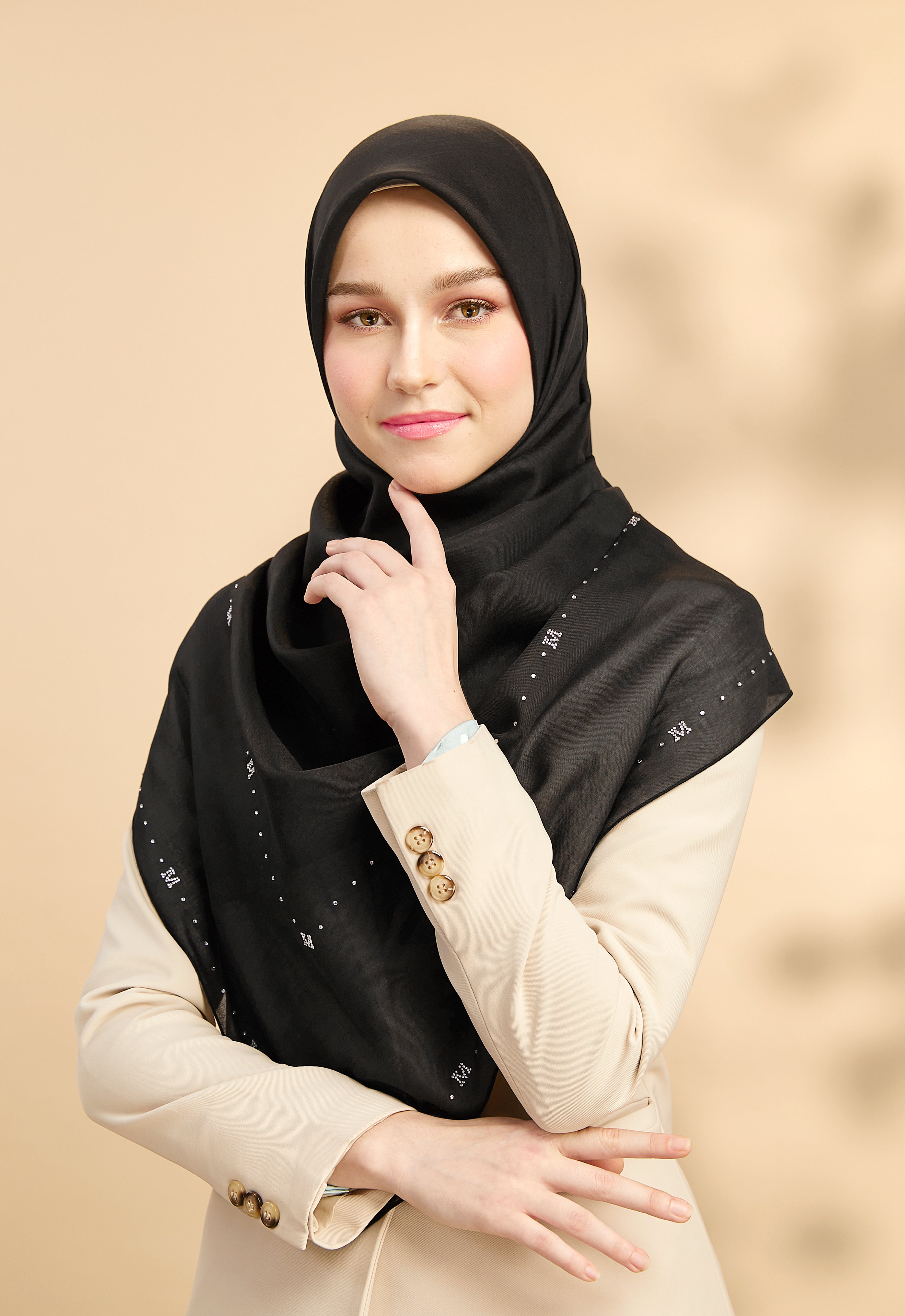 JIWA PLAIN STONE - BLACK