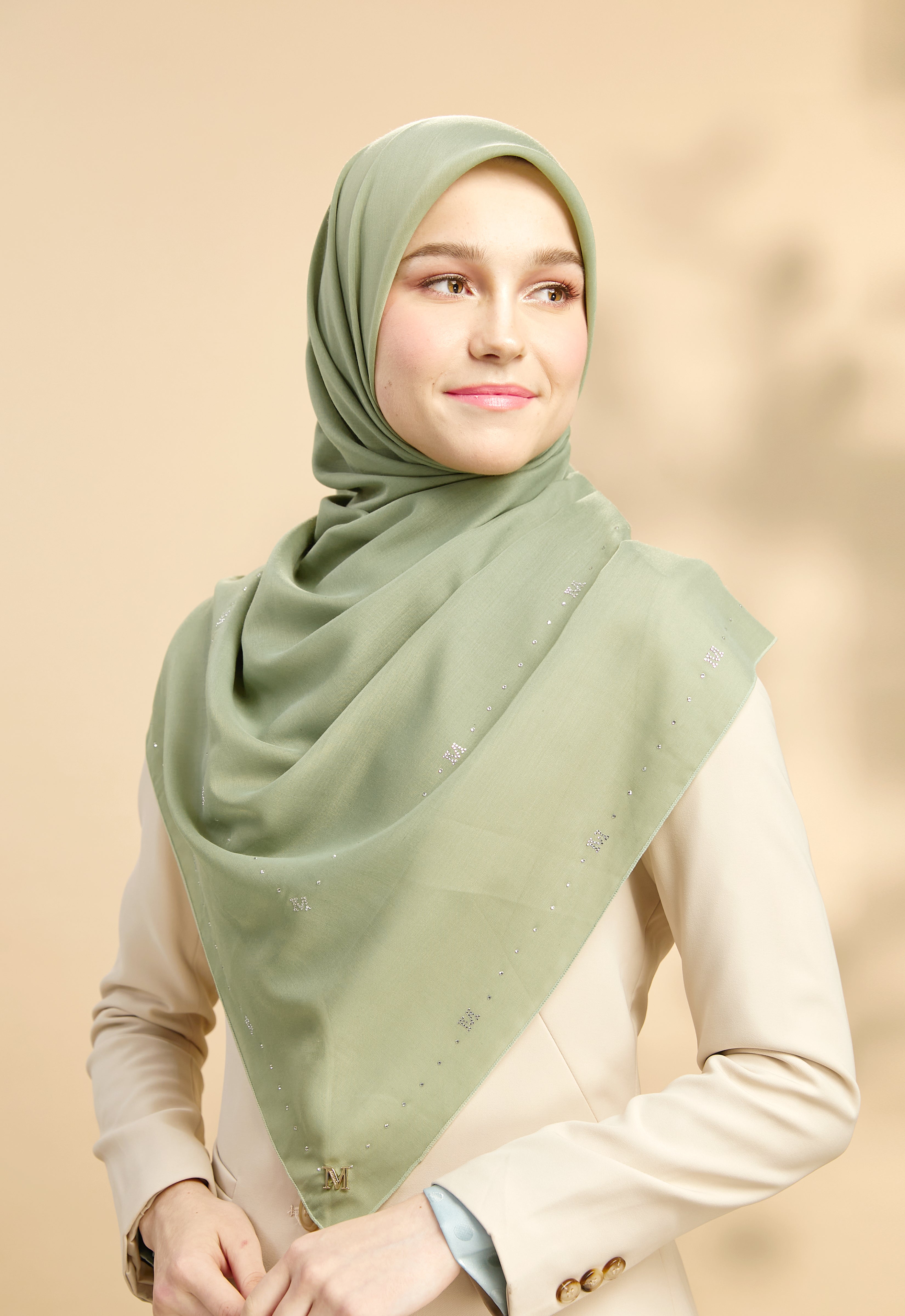 JIWA PLAIN STONE - PASTEL GREEN