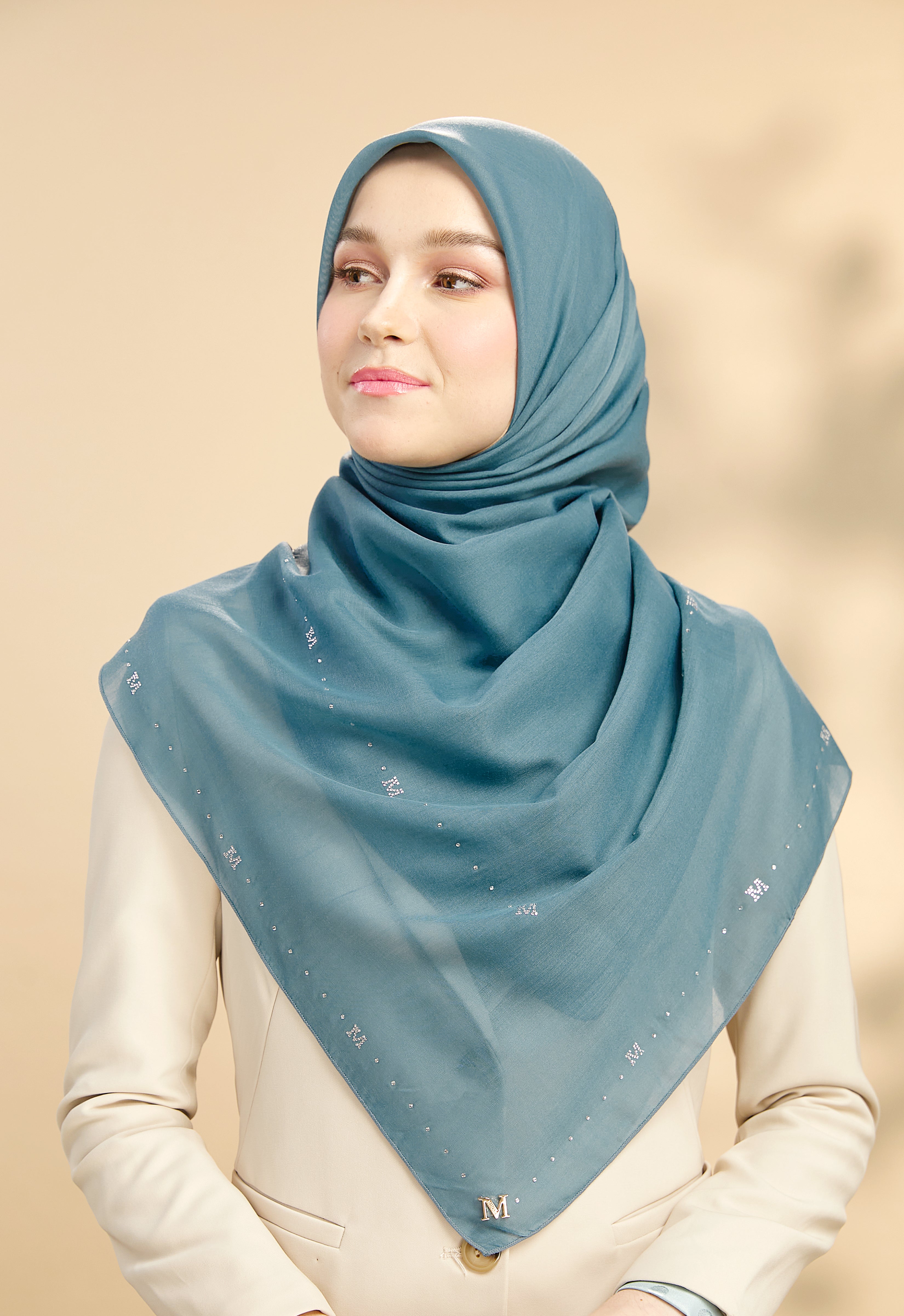 JIWA PLAIN STONE - TEAL BLUE