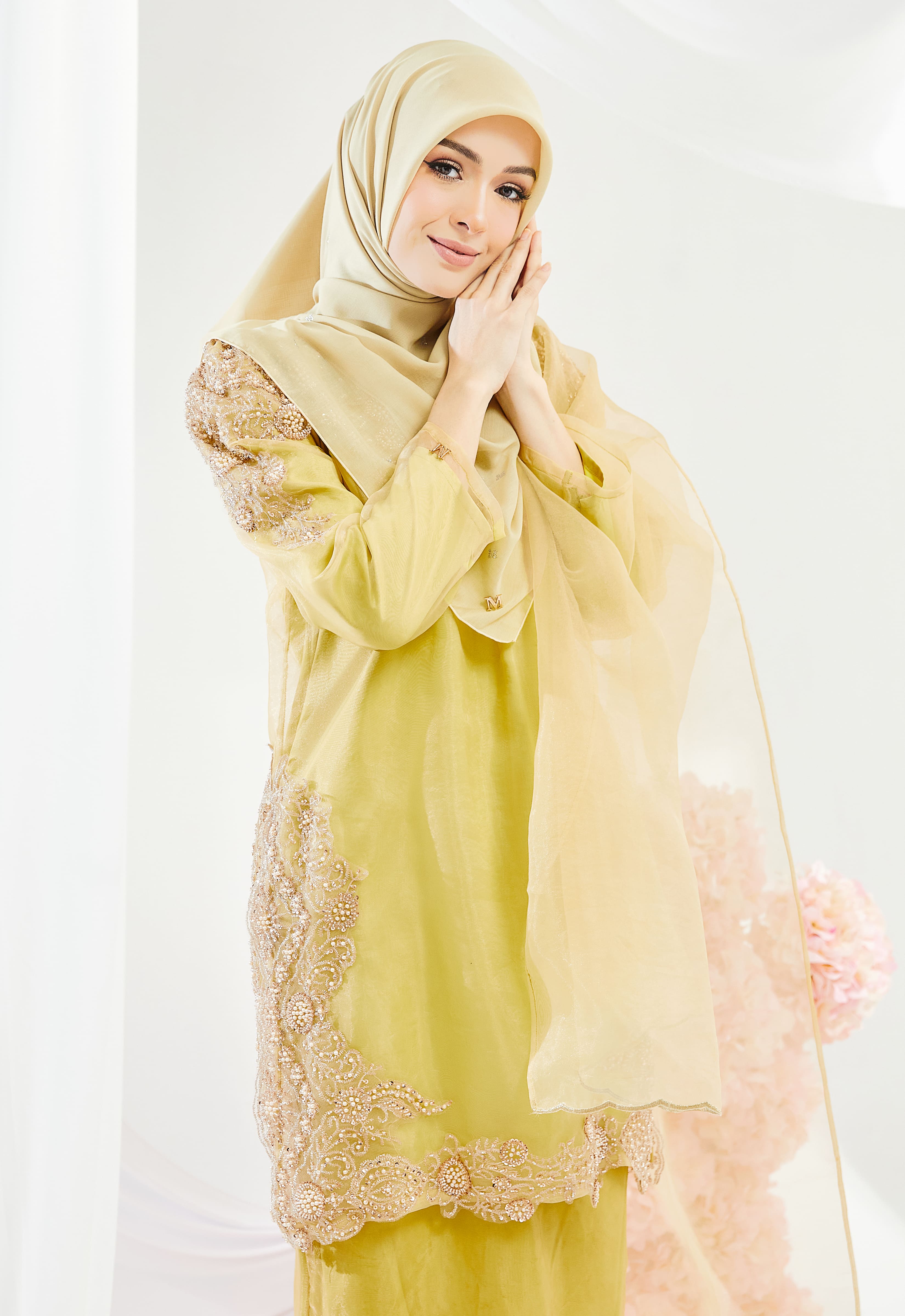 CENDANA KURUNG - LIME GREEN