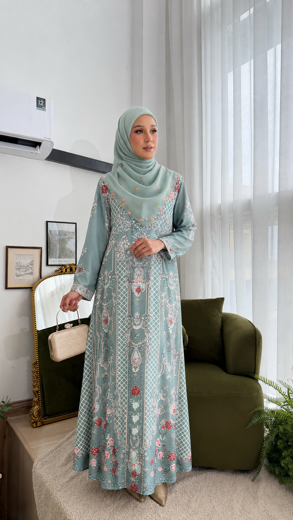 MINAZ JALABIYA | QAMRA PRINTED JALABIYA