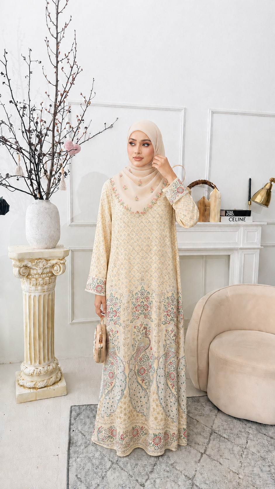 MINAZ JALABIYA | SUMAYYA PRINTED JALABIYA