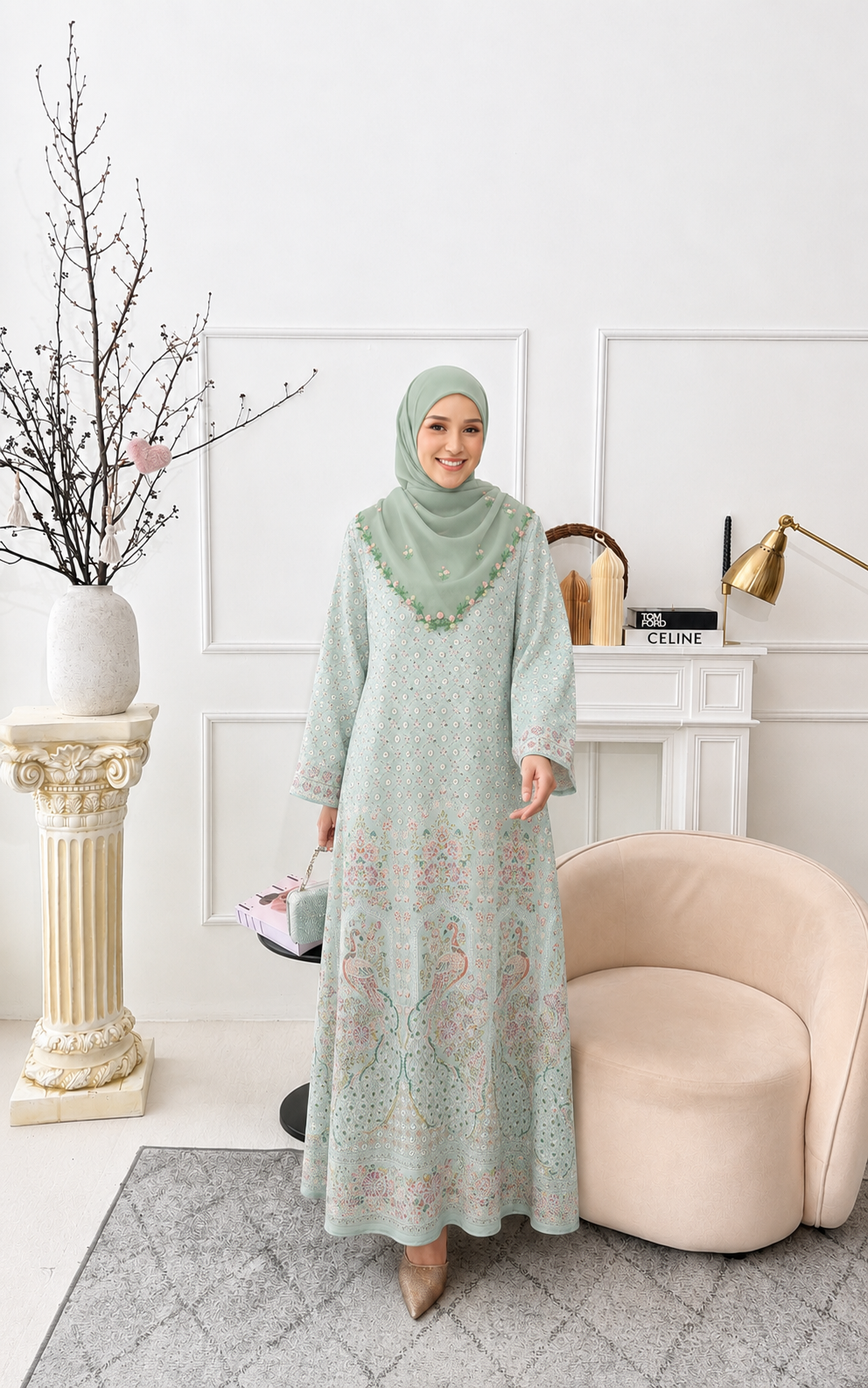 MINAZ JALABIYA | NADINE PRINTED JALABIYA