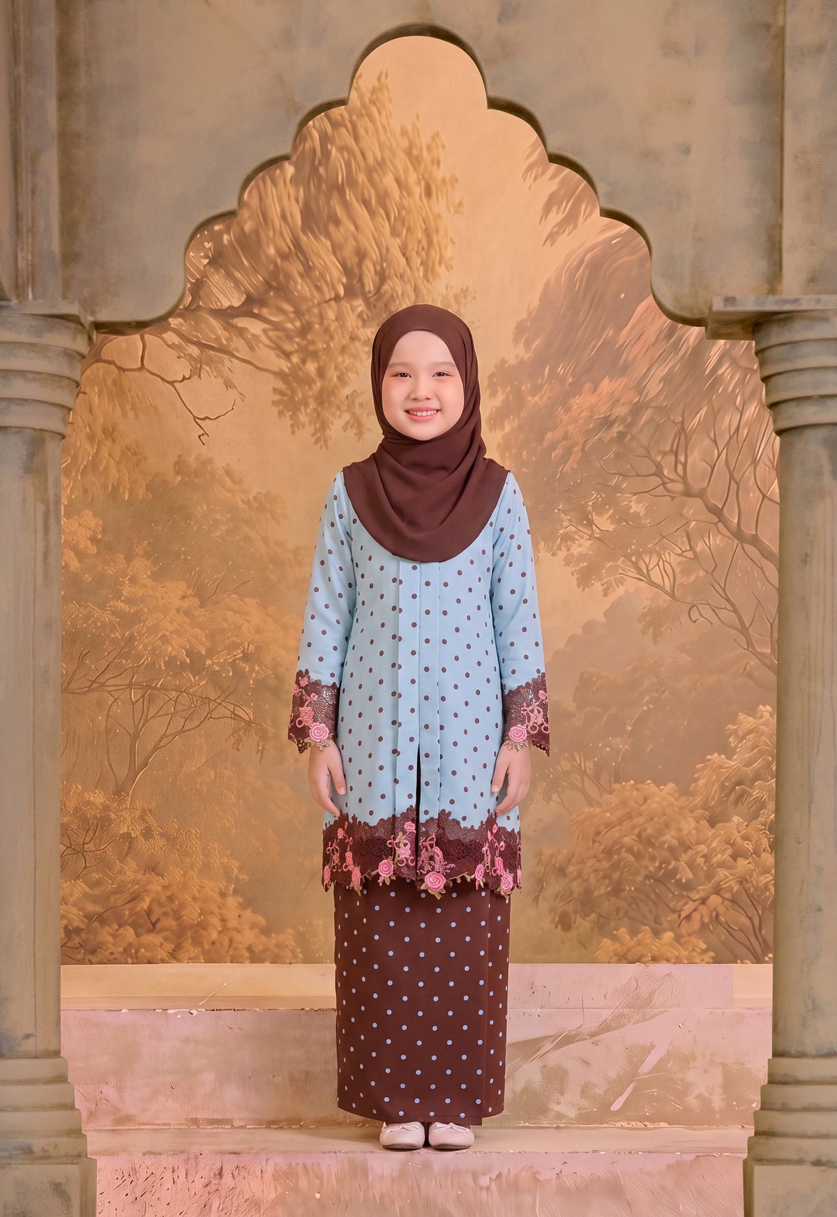 CLASSIC SERIES | DAYANG KEBAYA KIDS - BUBBLE GUM