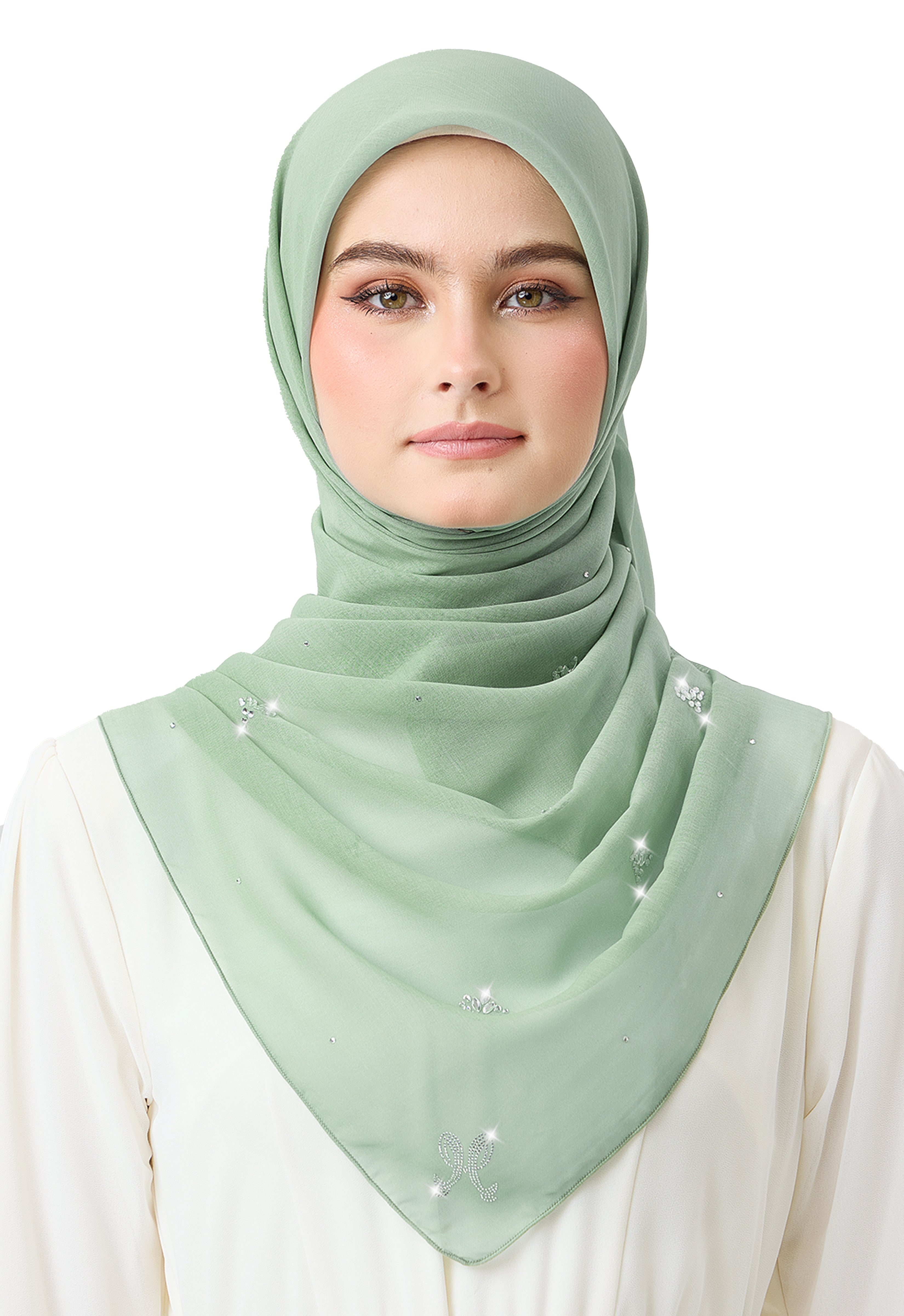 Lavender Plain Stone - Dusty Green