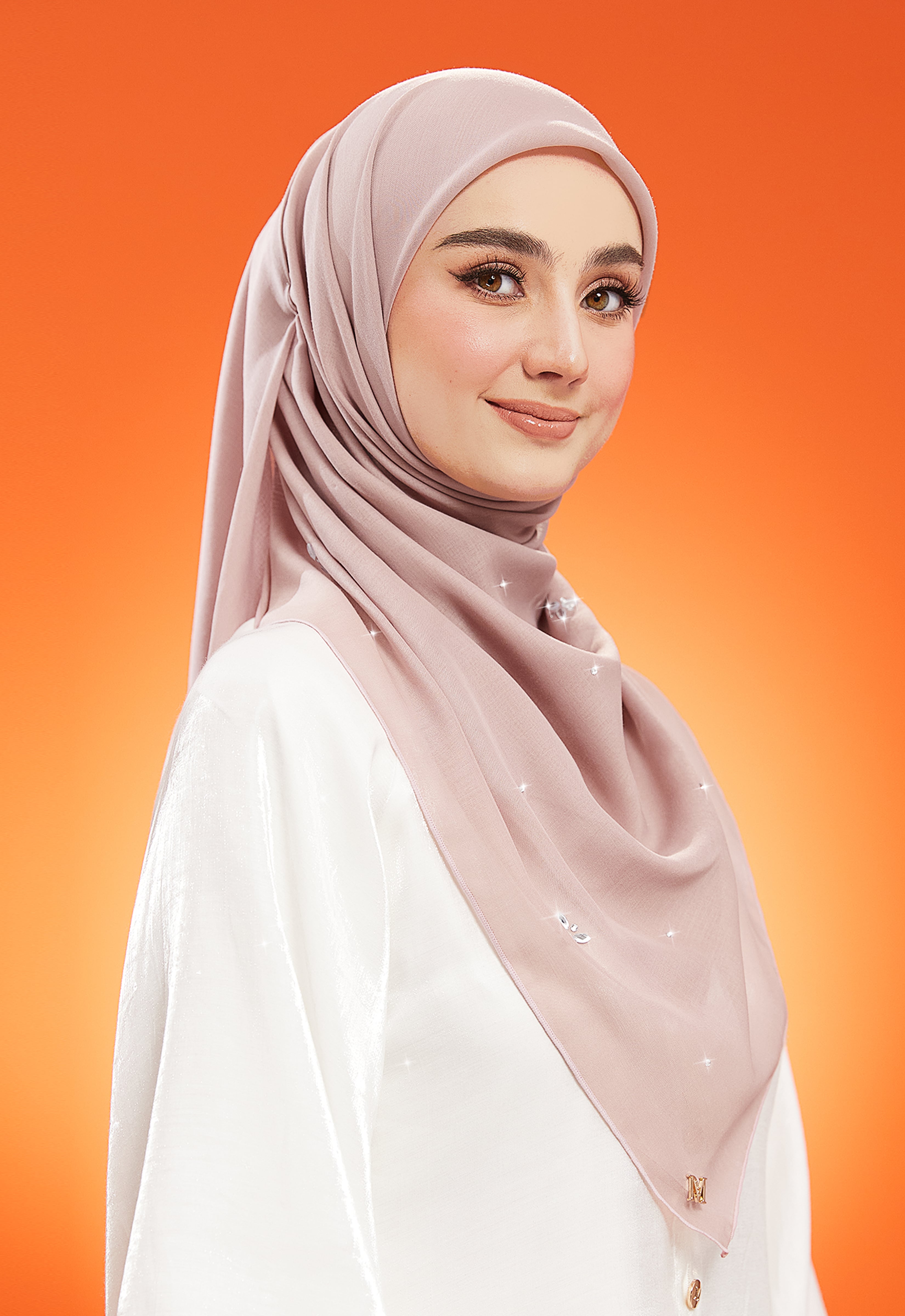 IRIS PLAIN STONE BAWAL - DUSTY PINK