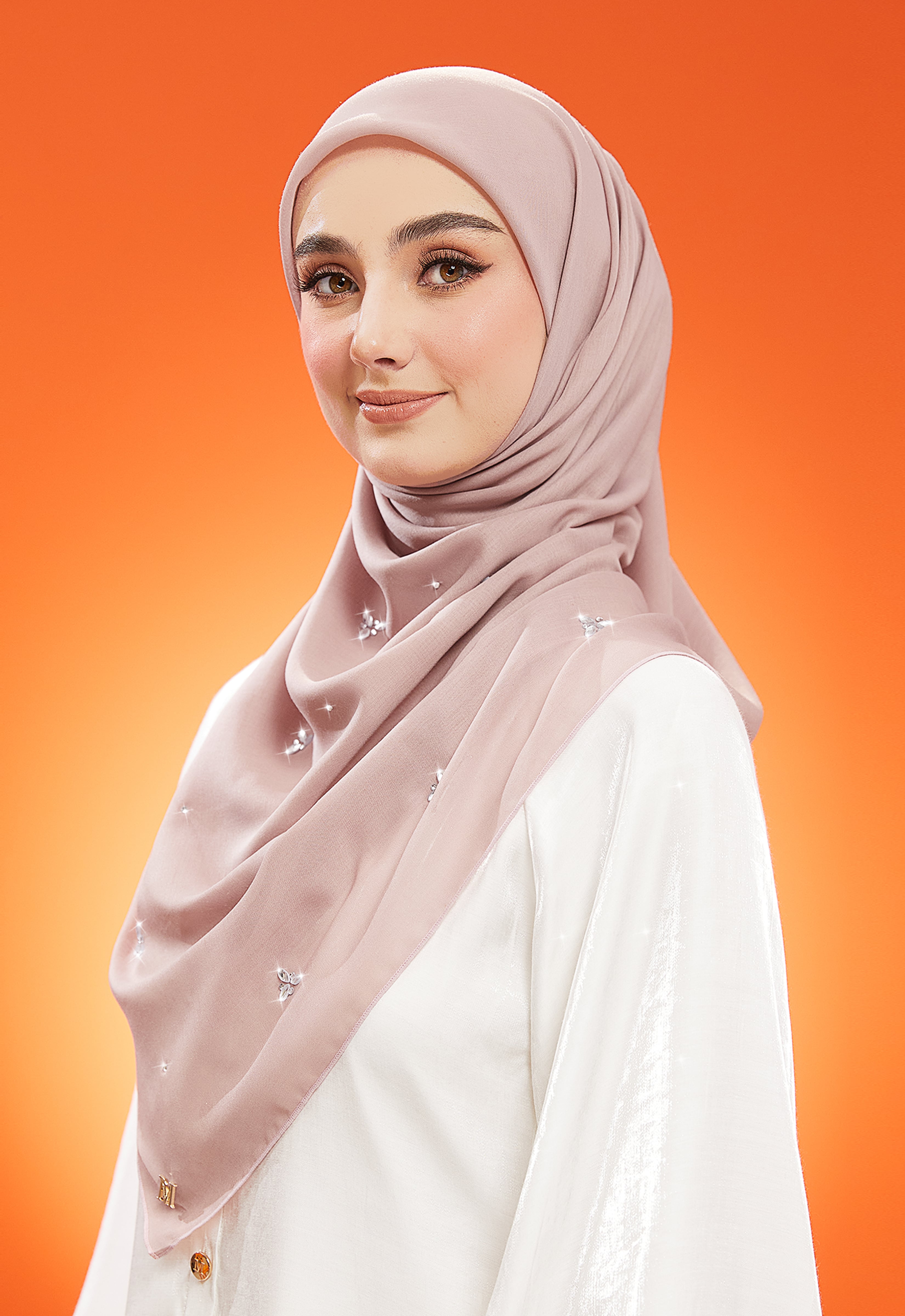 IRIS PLAIN STONE BAWAL - DUSTY PINK