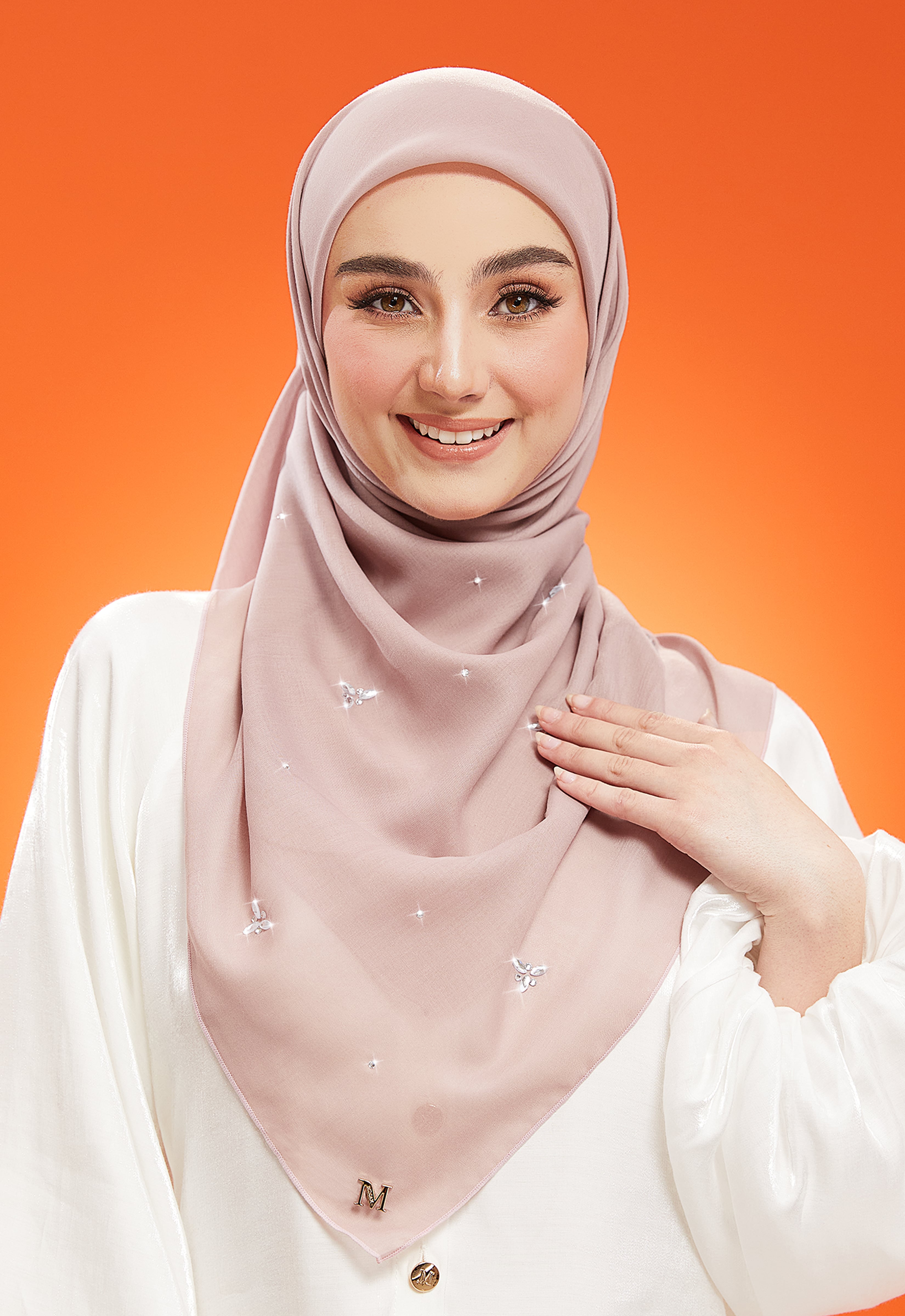 IRIS PLAIN STONE BAWAL - DUSTY PINK