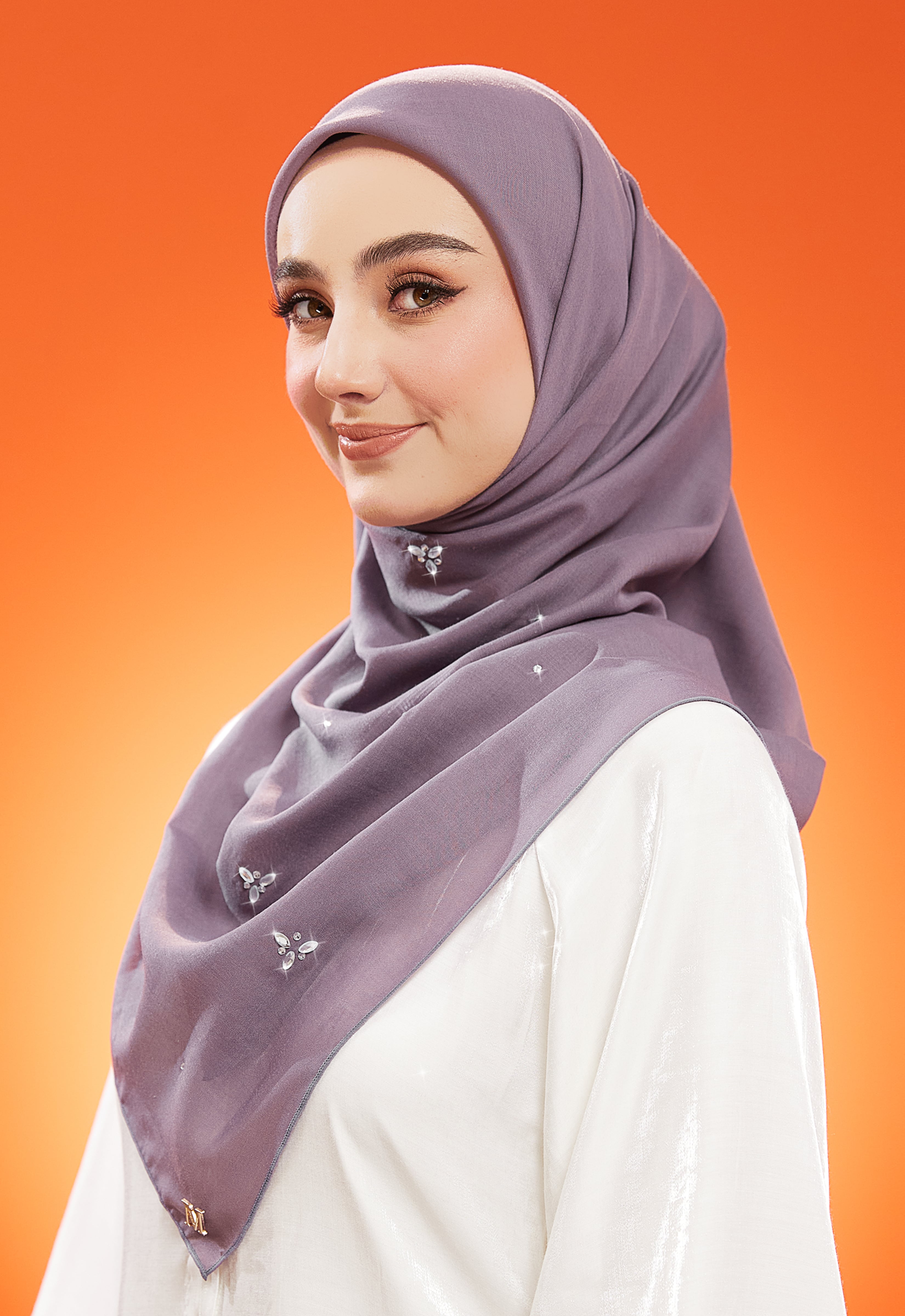 IRIS PLAIN STONE BAWAL - DUSTY PURPLE