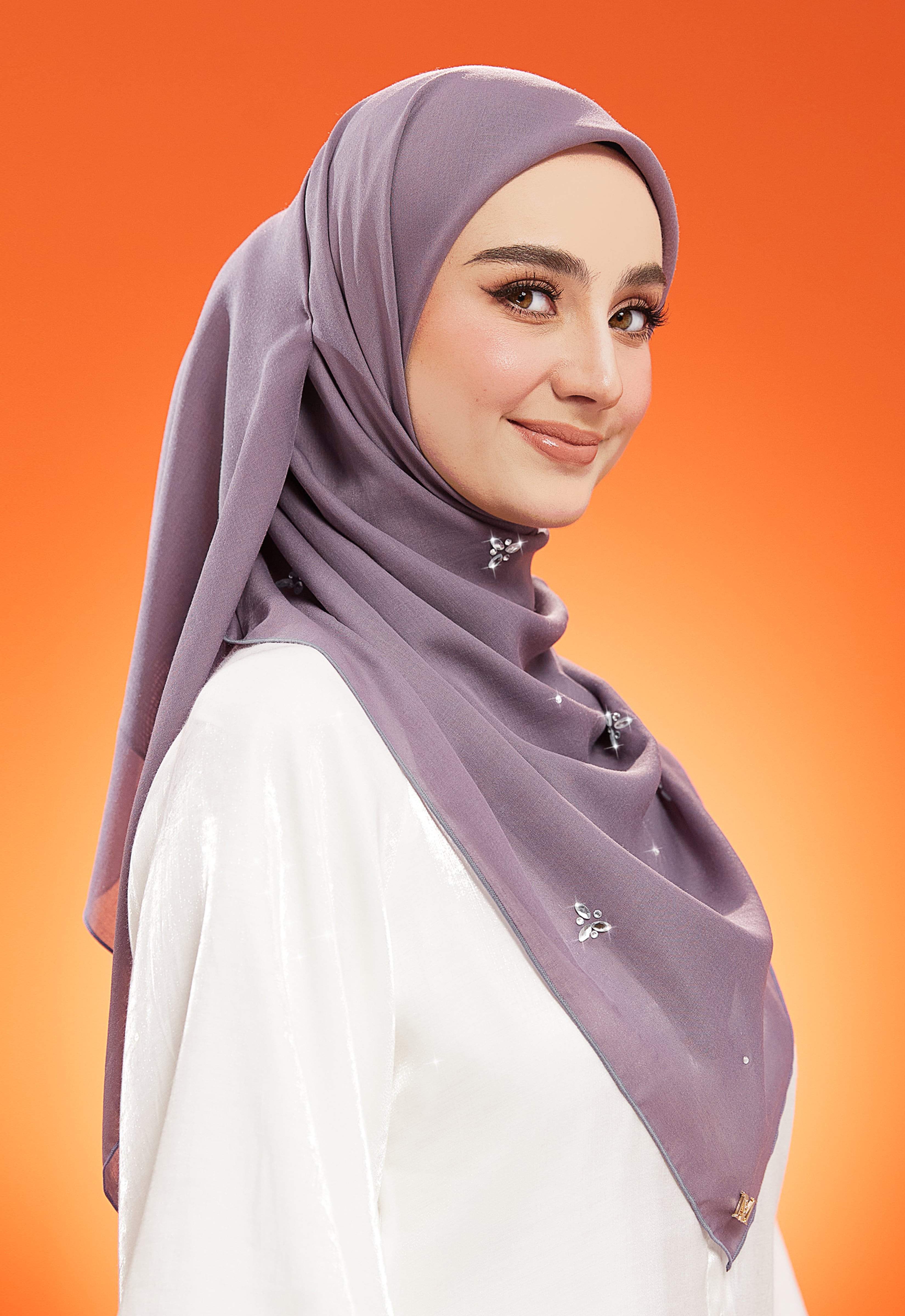 IRIS PLAIN STONE BAWAL - DUSTY PURPLE