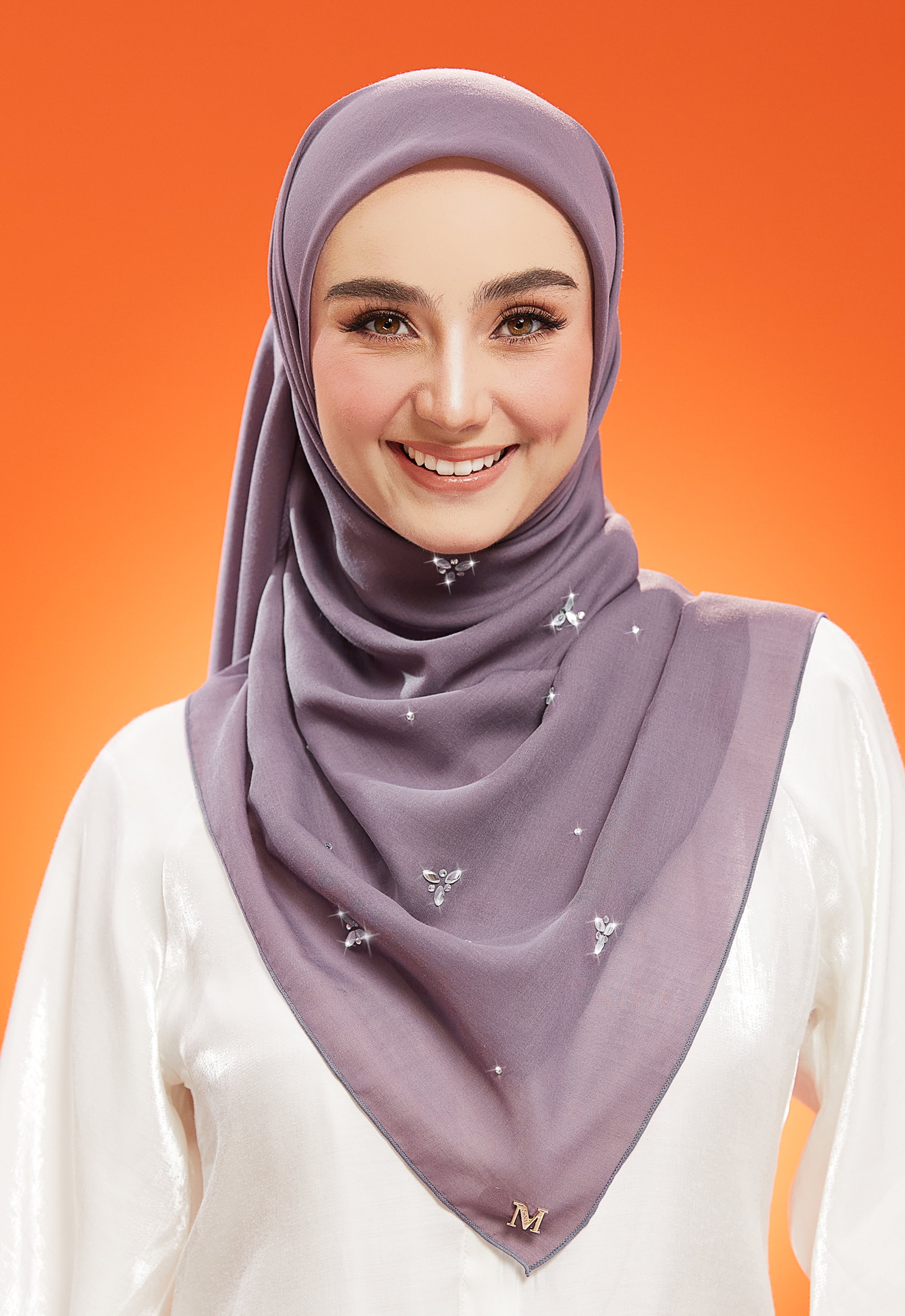 IRIS PLAIN STONE BAWAL - DUSTY PURPLE