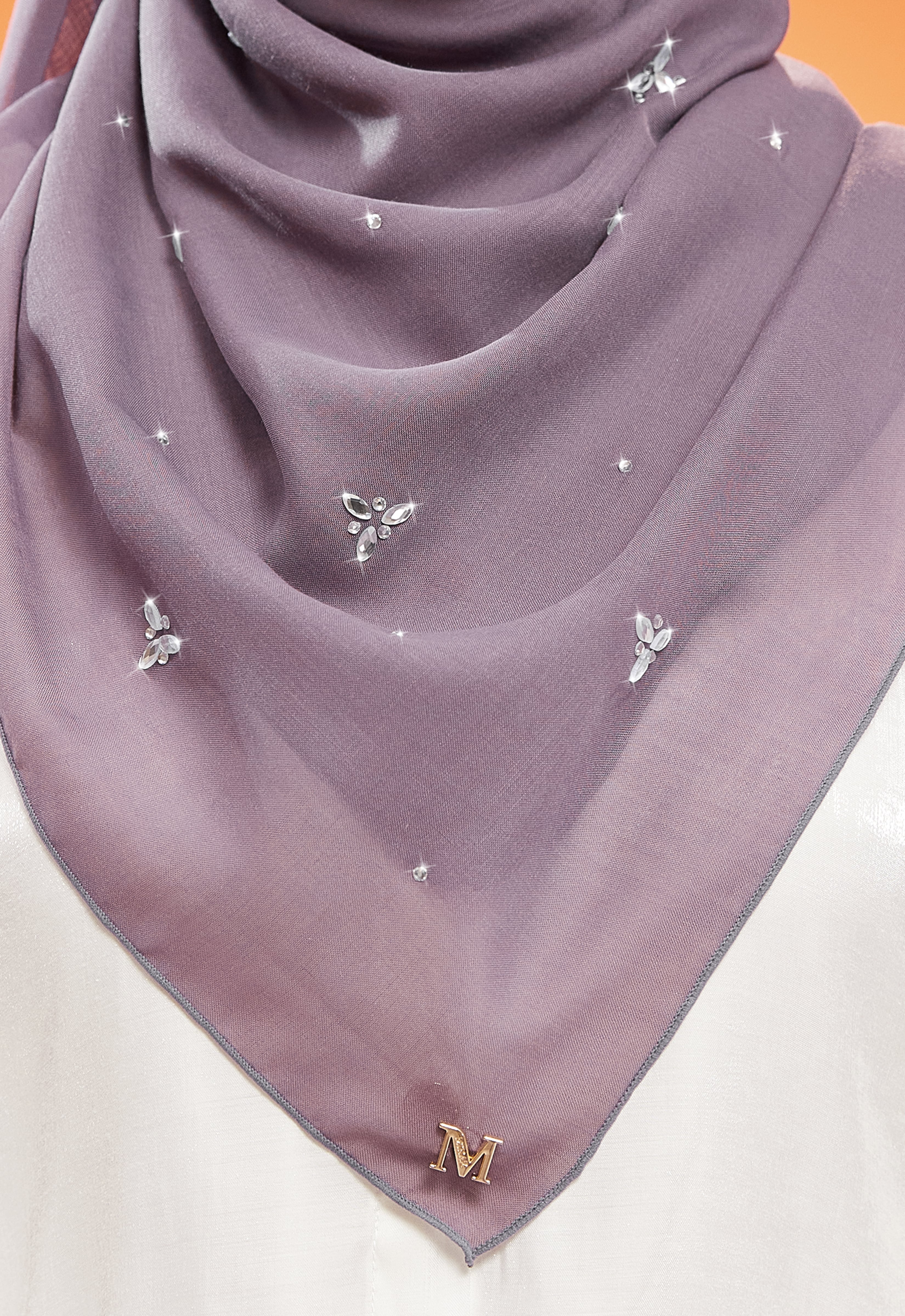 IRIS PLAIN STONE BAWAL - DUSTY PURPLE