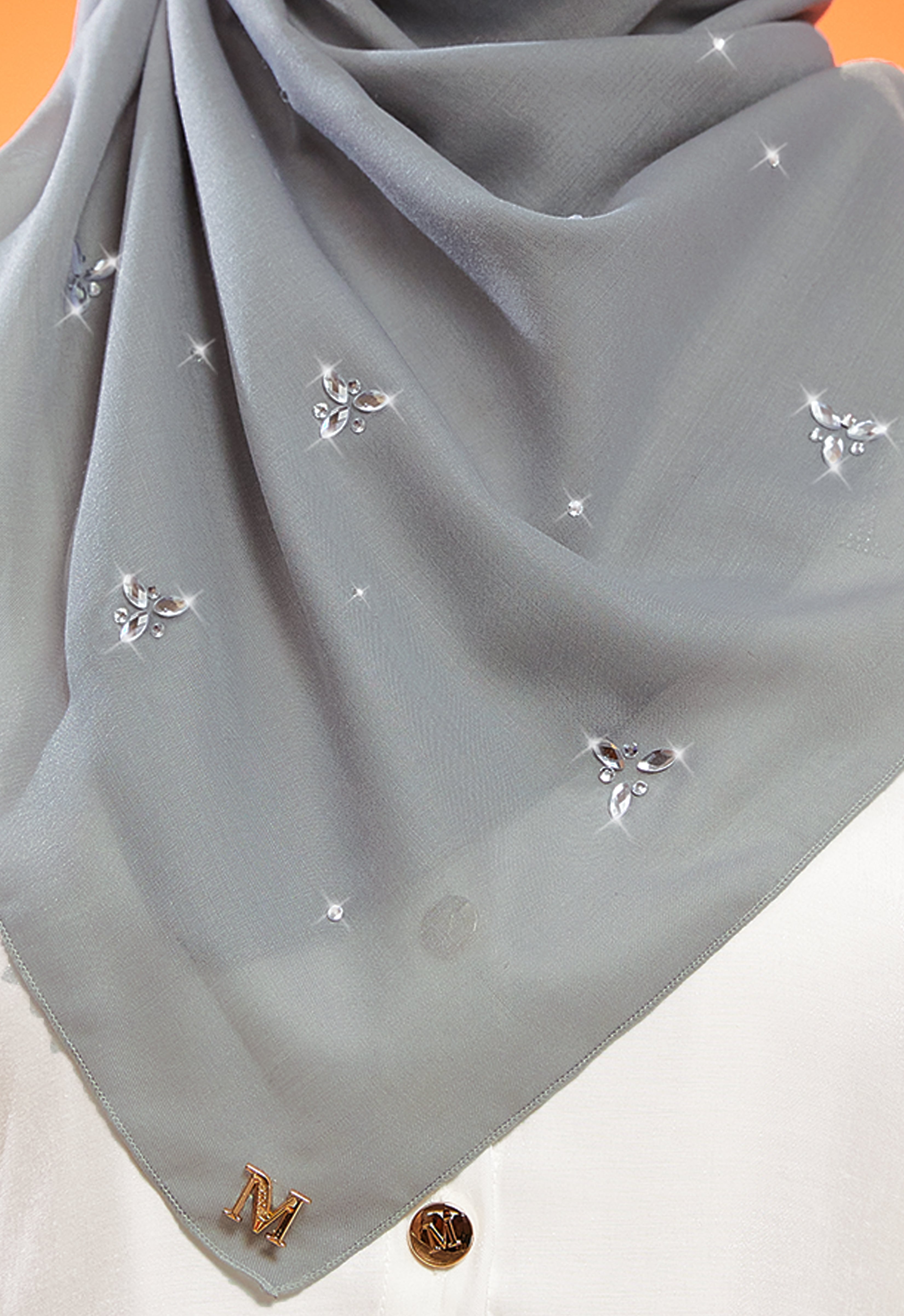 IRIS PLAIN STONE BAWAL - GREY