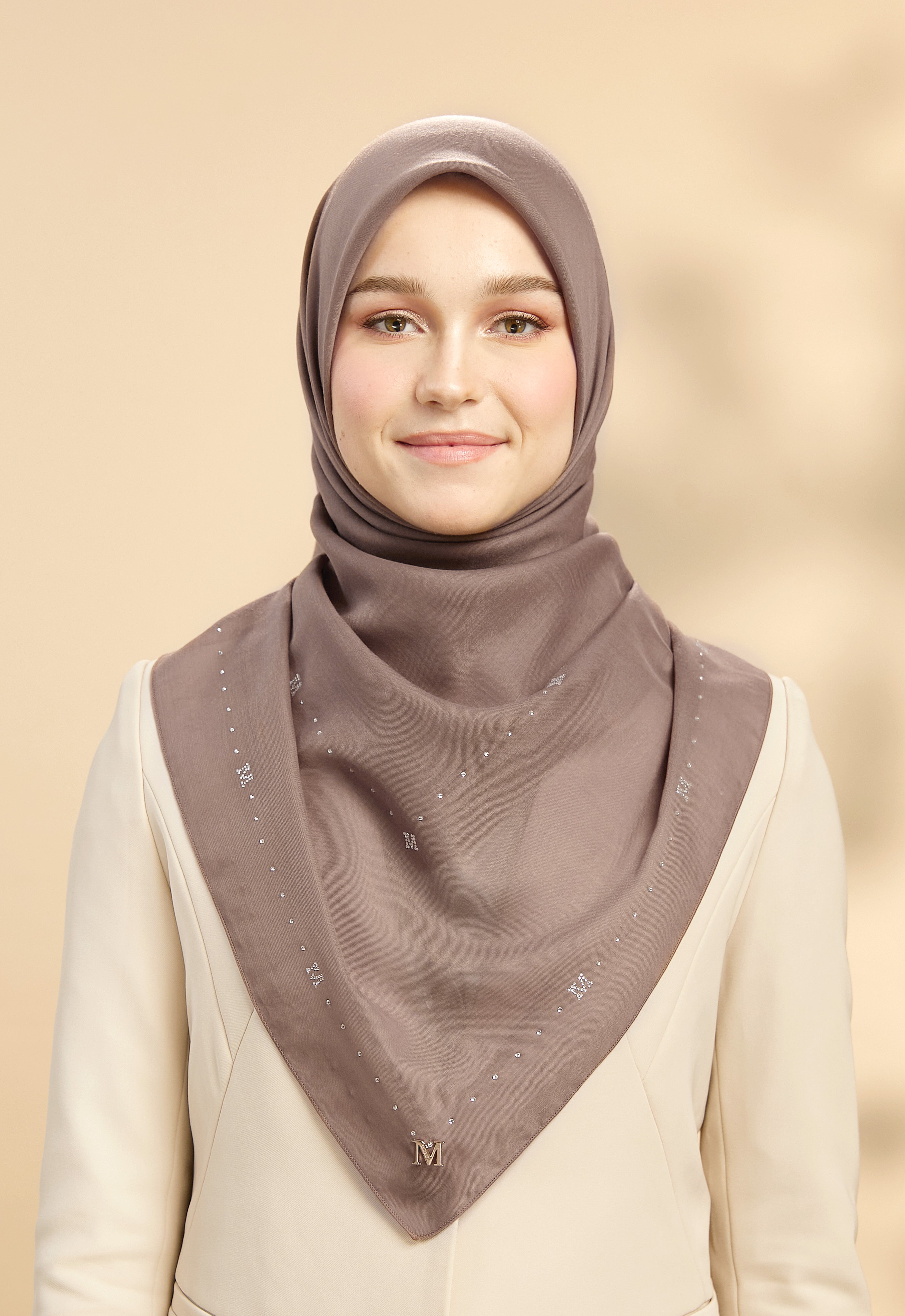 JIWA PLAIN STONE - PASTEL BROWN