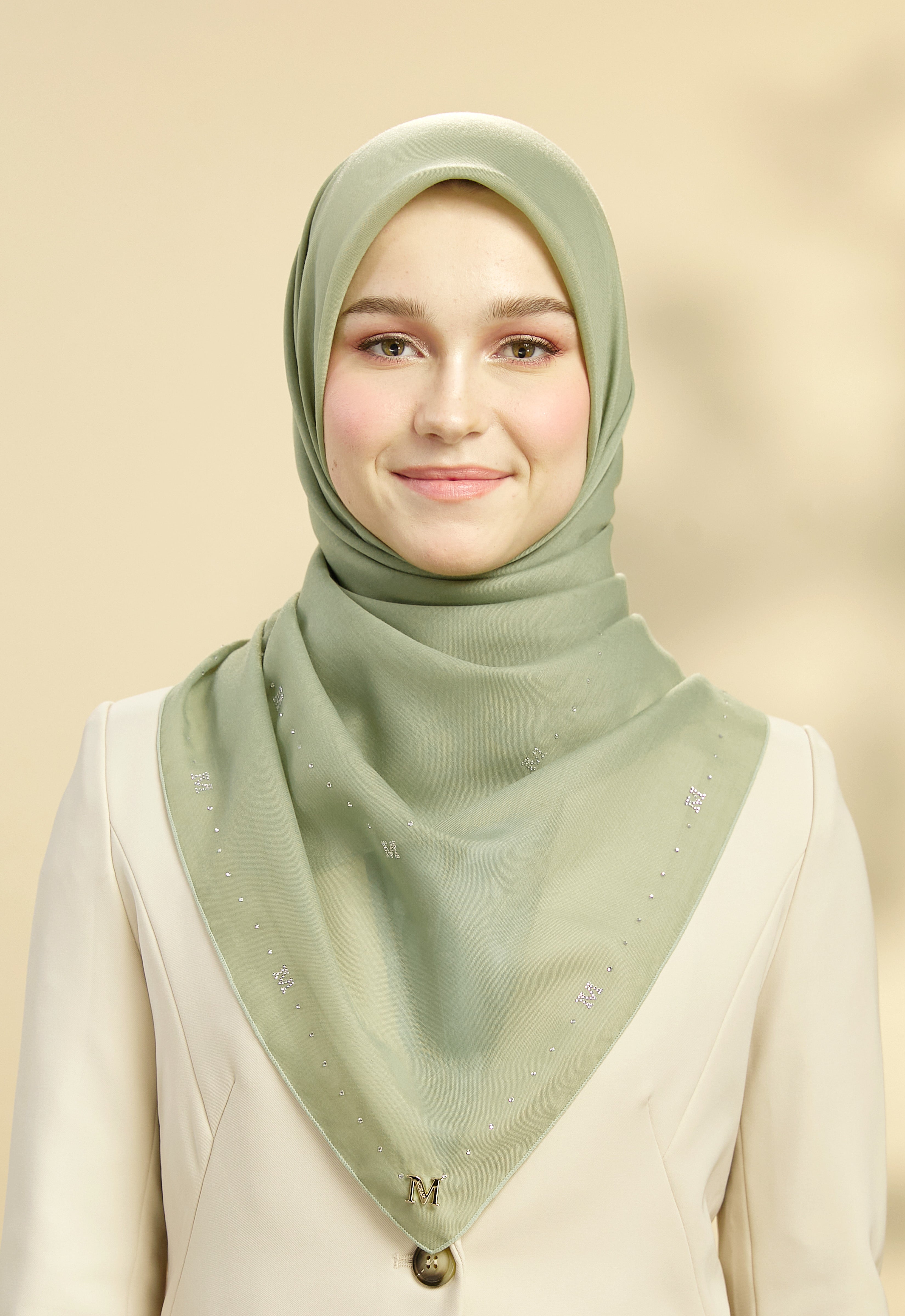 JIWA PLAIN STONE - PASTEL GREEN