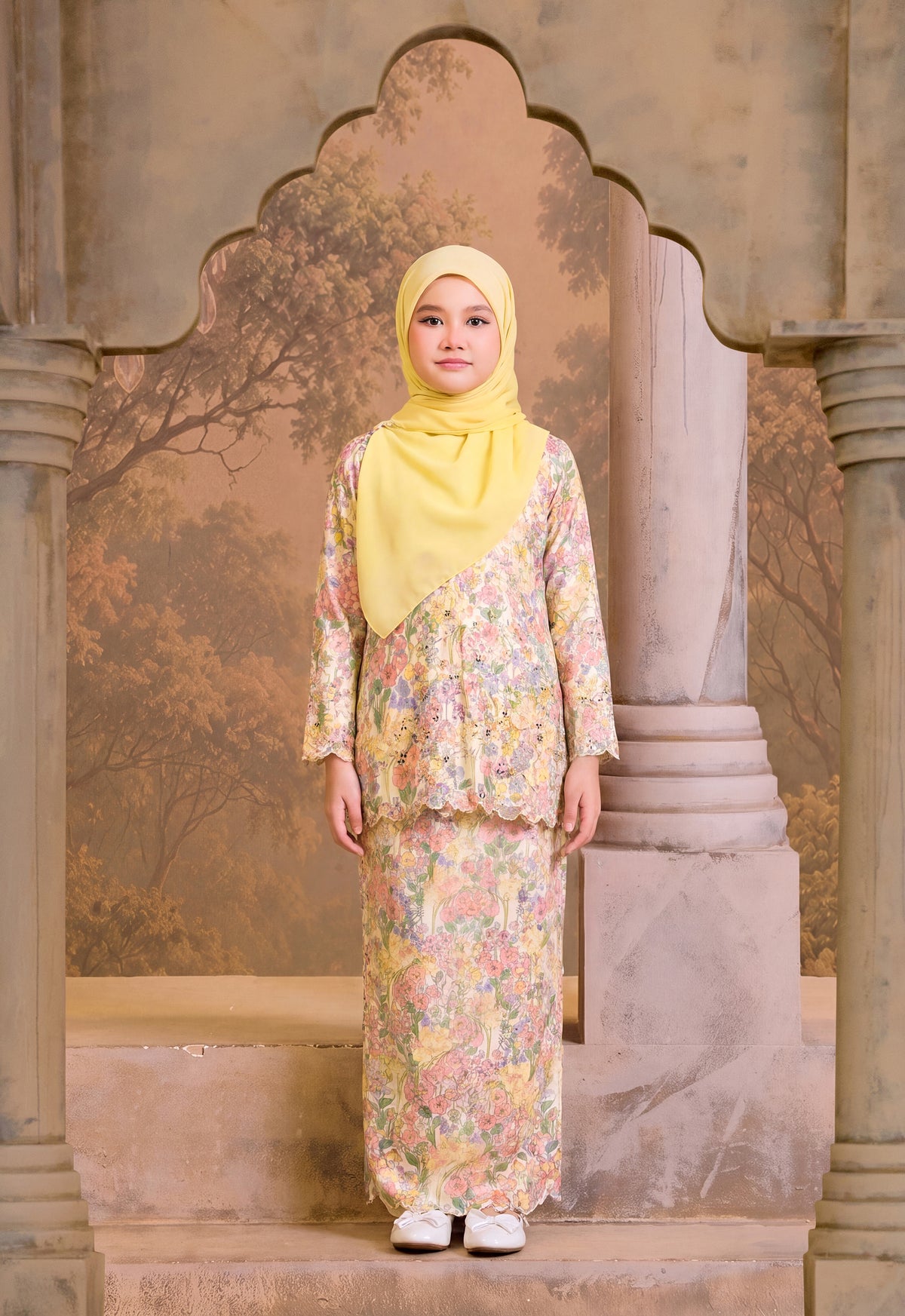 LUXE SERIES | JOANNA CYNARA KURUNG KIDS  - PEACH