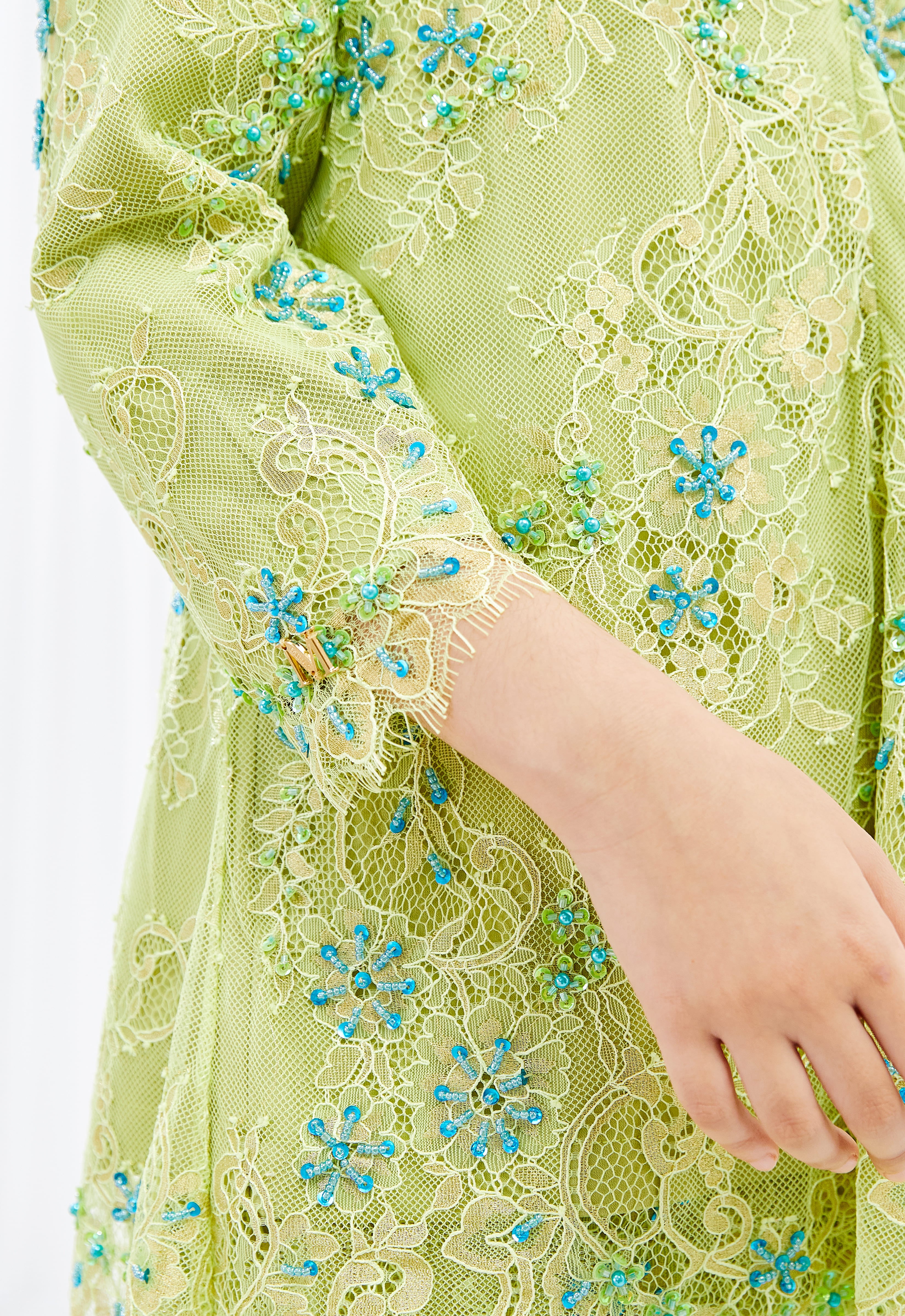 KIDS JUWITA CYNARA KURUNG - YELLOW GREEN