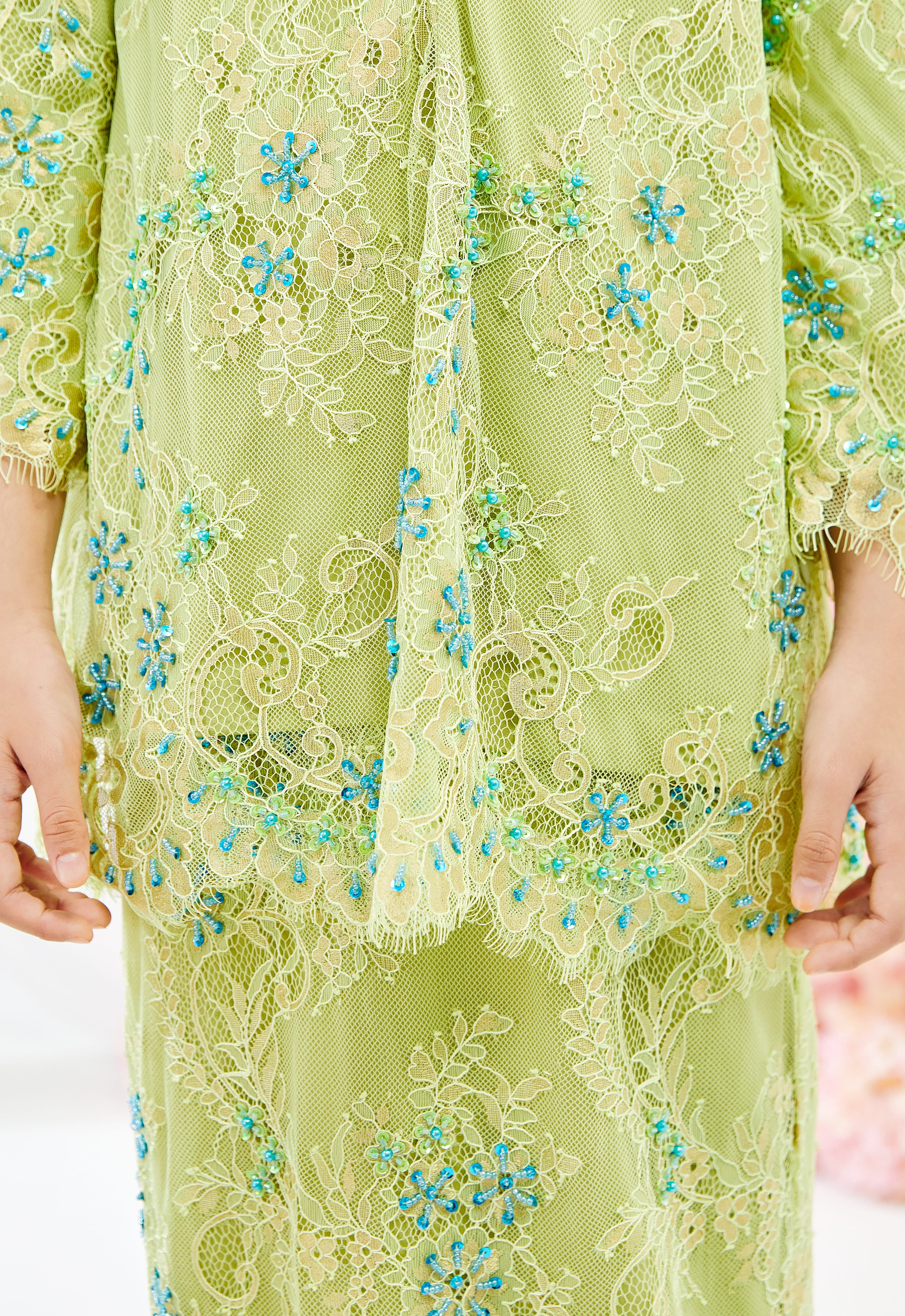 KIDS JUWITA CYNARA KURUNG - YELLOW GREEN