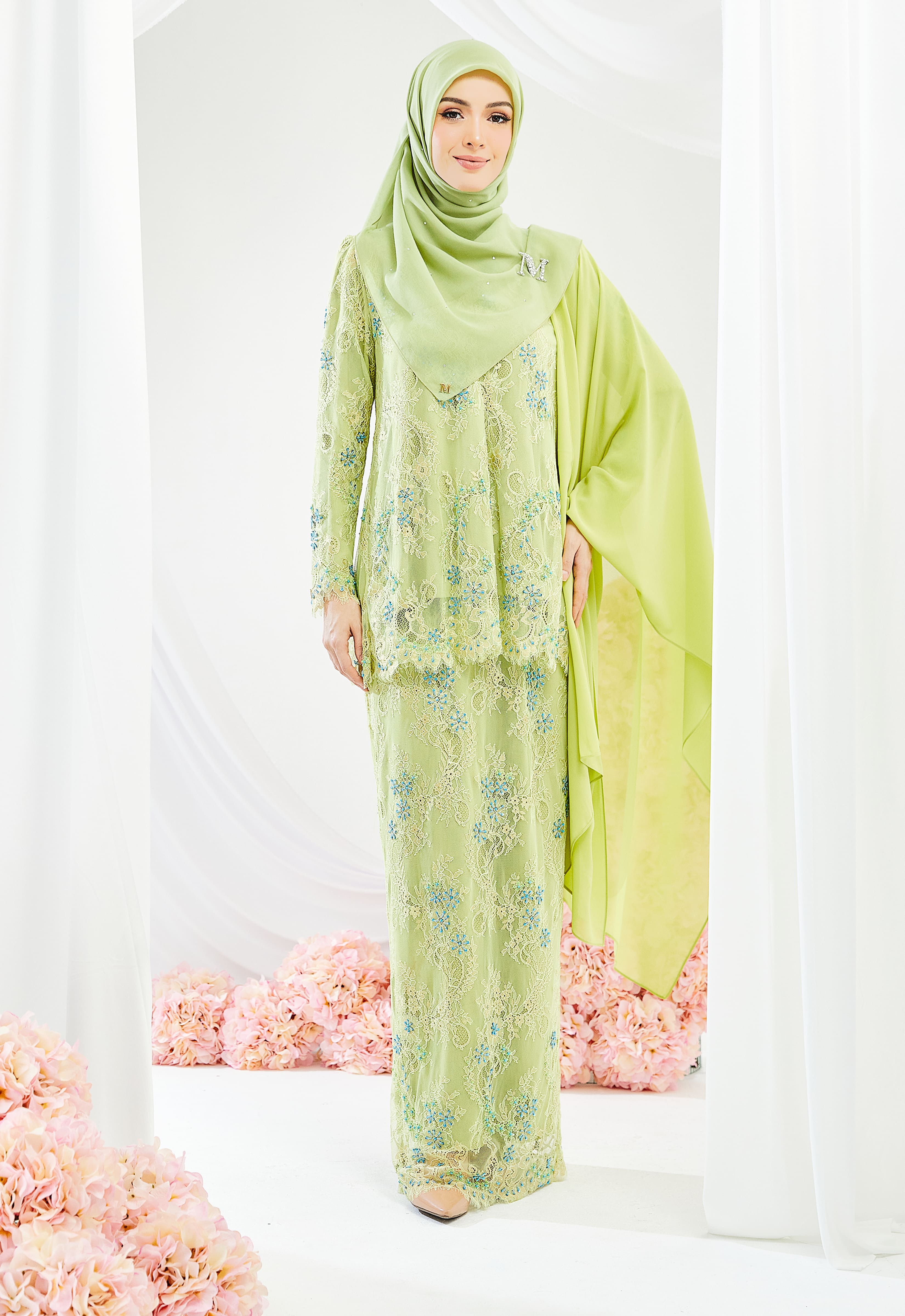 JUWITA CYNARA KURUNG - YELLOW GREEN