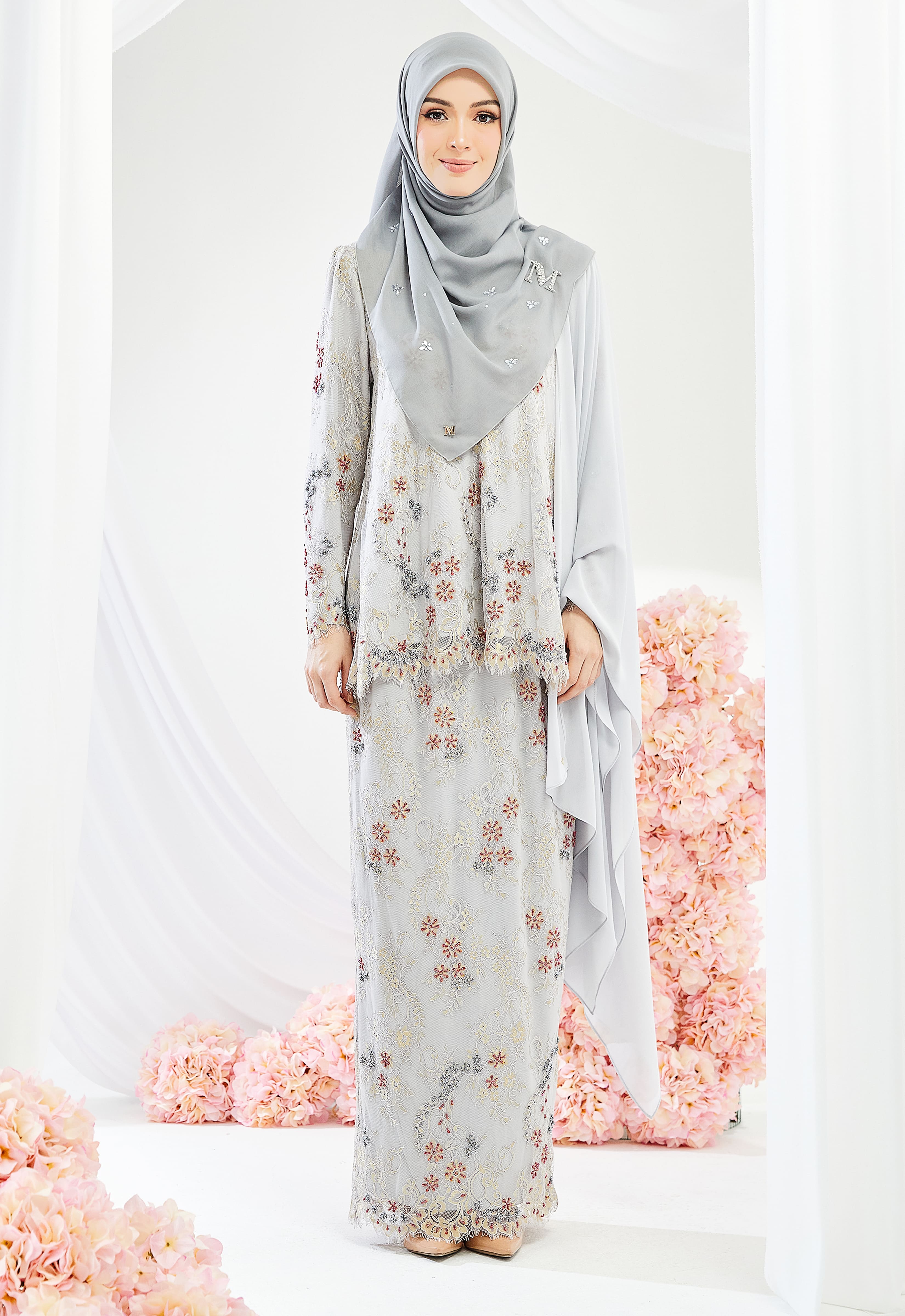 JUWITA CYNARA KURUNG - SILVER GRAY