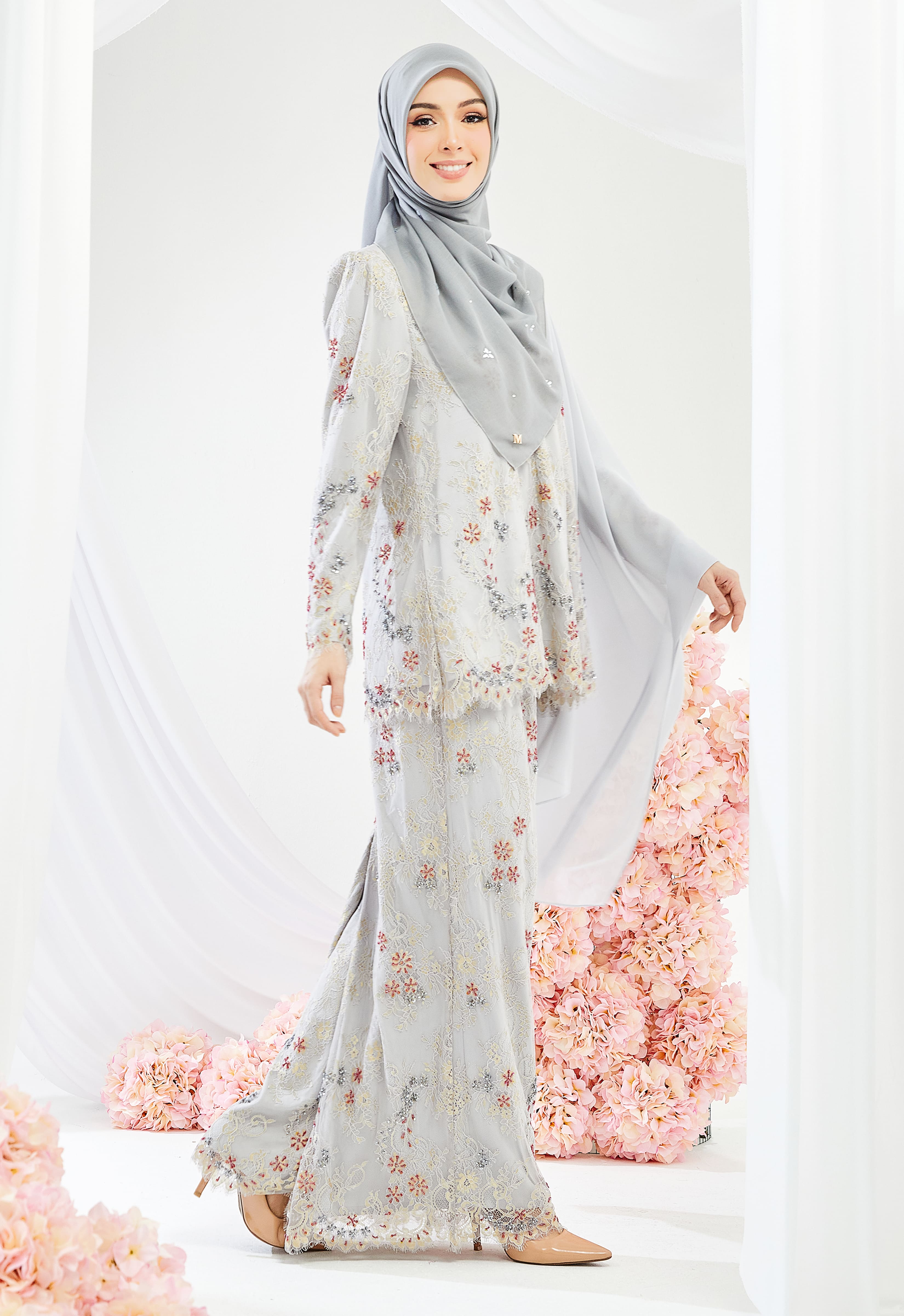 JUWITA CYNARA KURUNG - SILVER GRAY