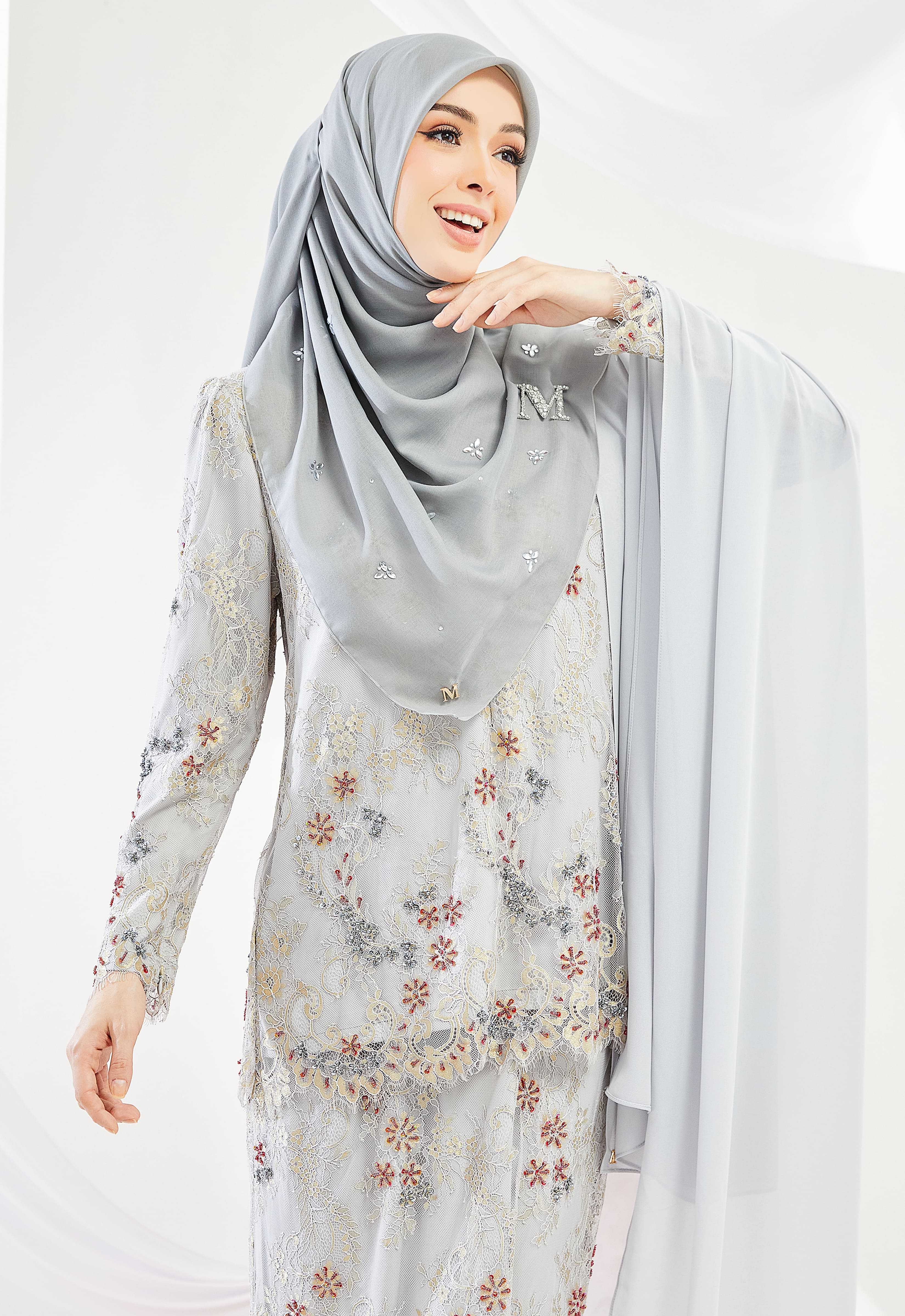 JUWITA CYNARA KURUNG - SILVER GRAY