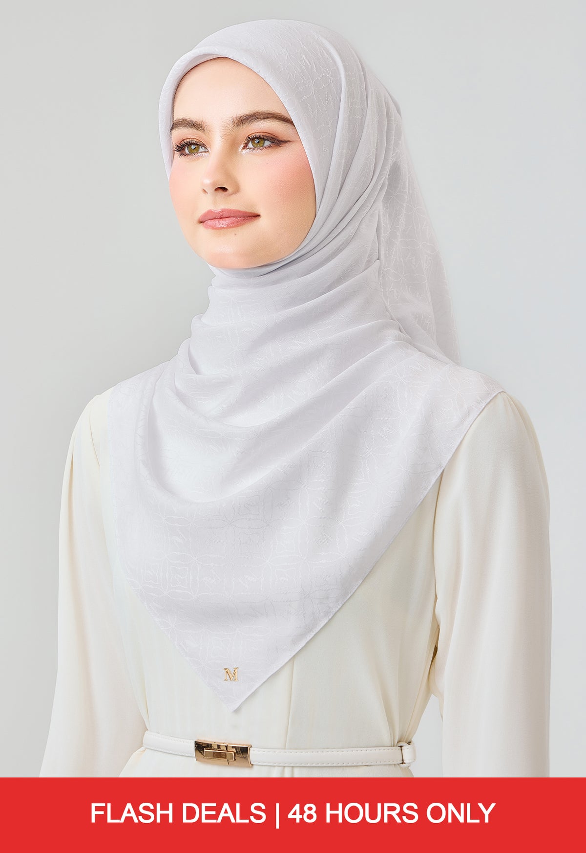 RHEA PLAIN JACQUARD - OFF WHITE