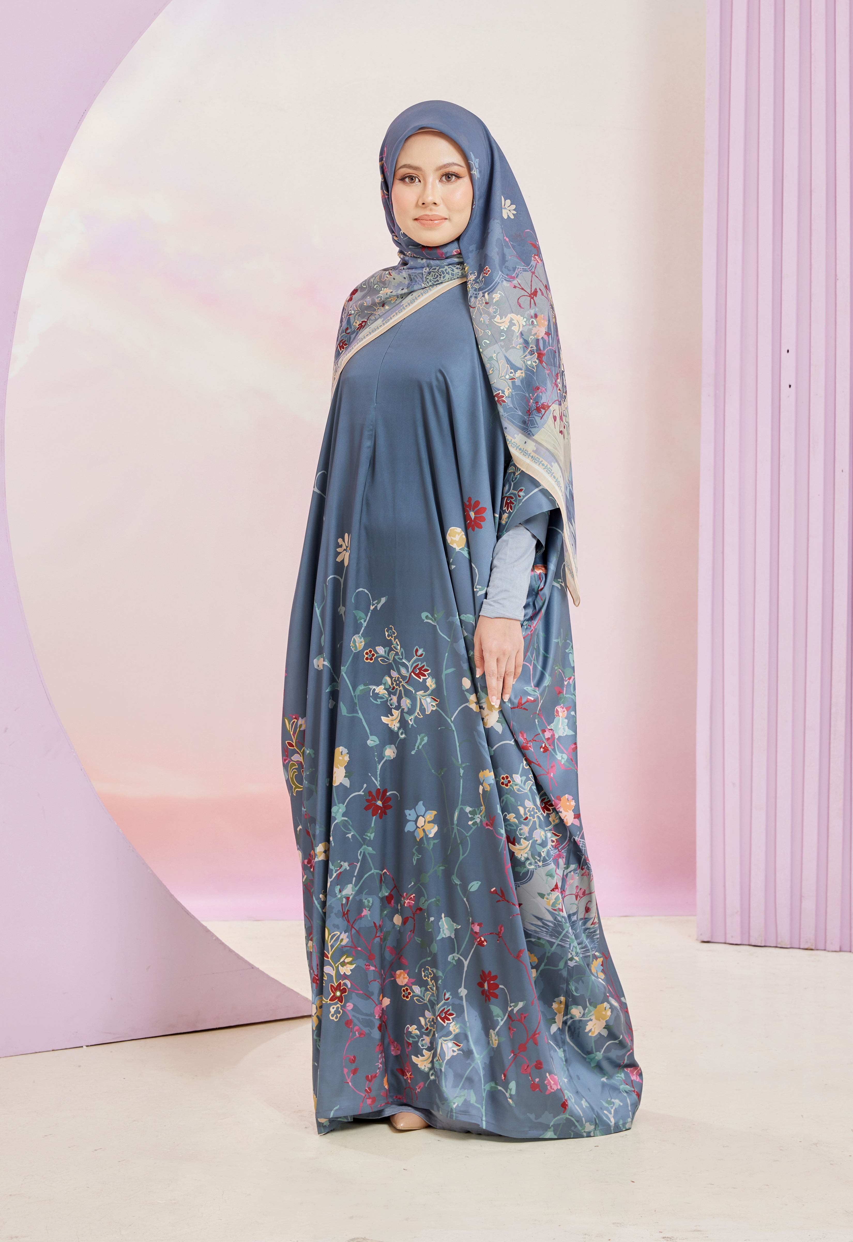 Sakinah Printed Abaya - Hijab Blog